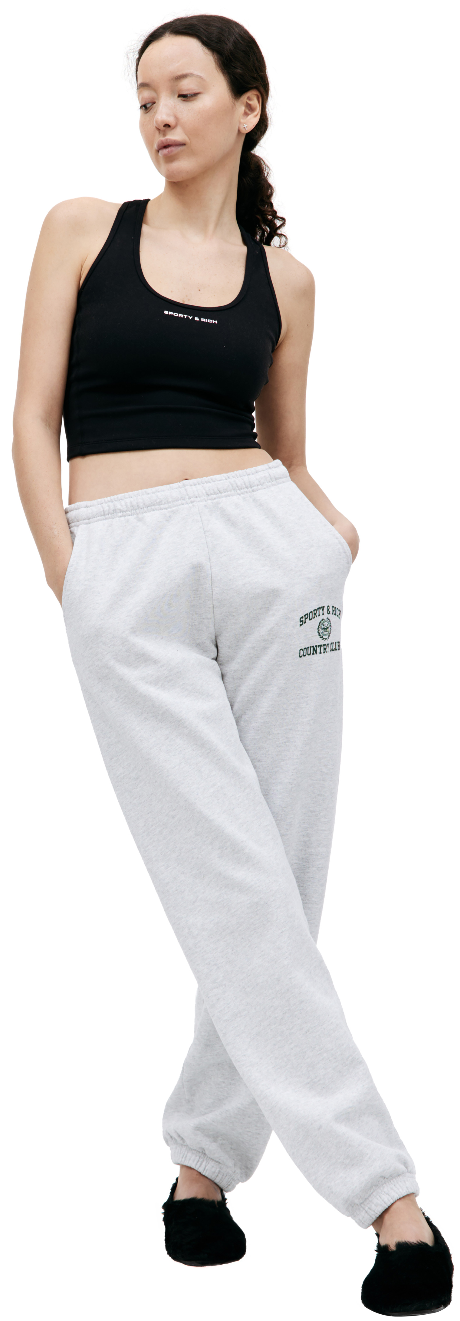 SPORTY & RICH Country Club printed sweatpant