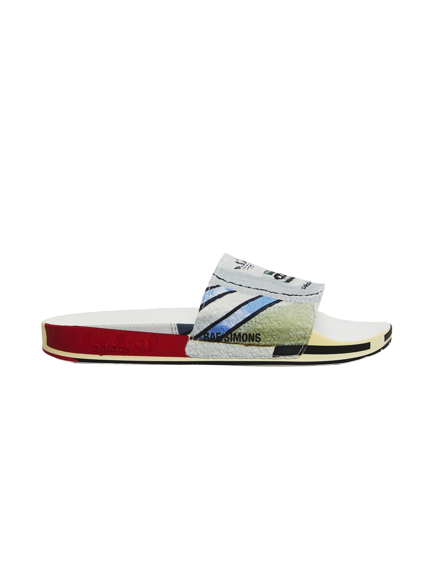 Raf Simons Trompe-l\'œil Printed Adilette Slides
