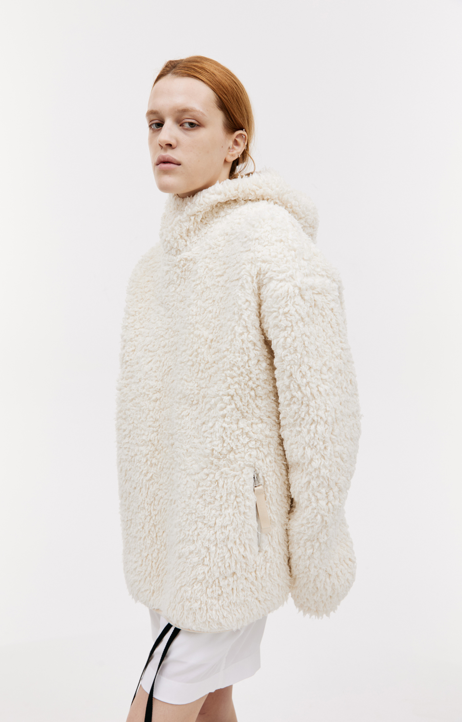 Jil Sander Oversized fleece hoodie