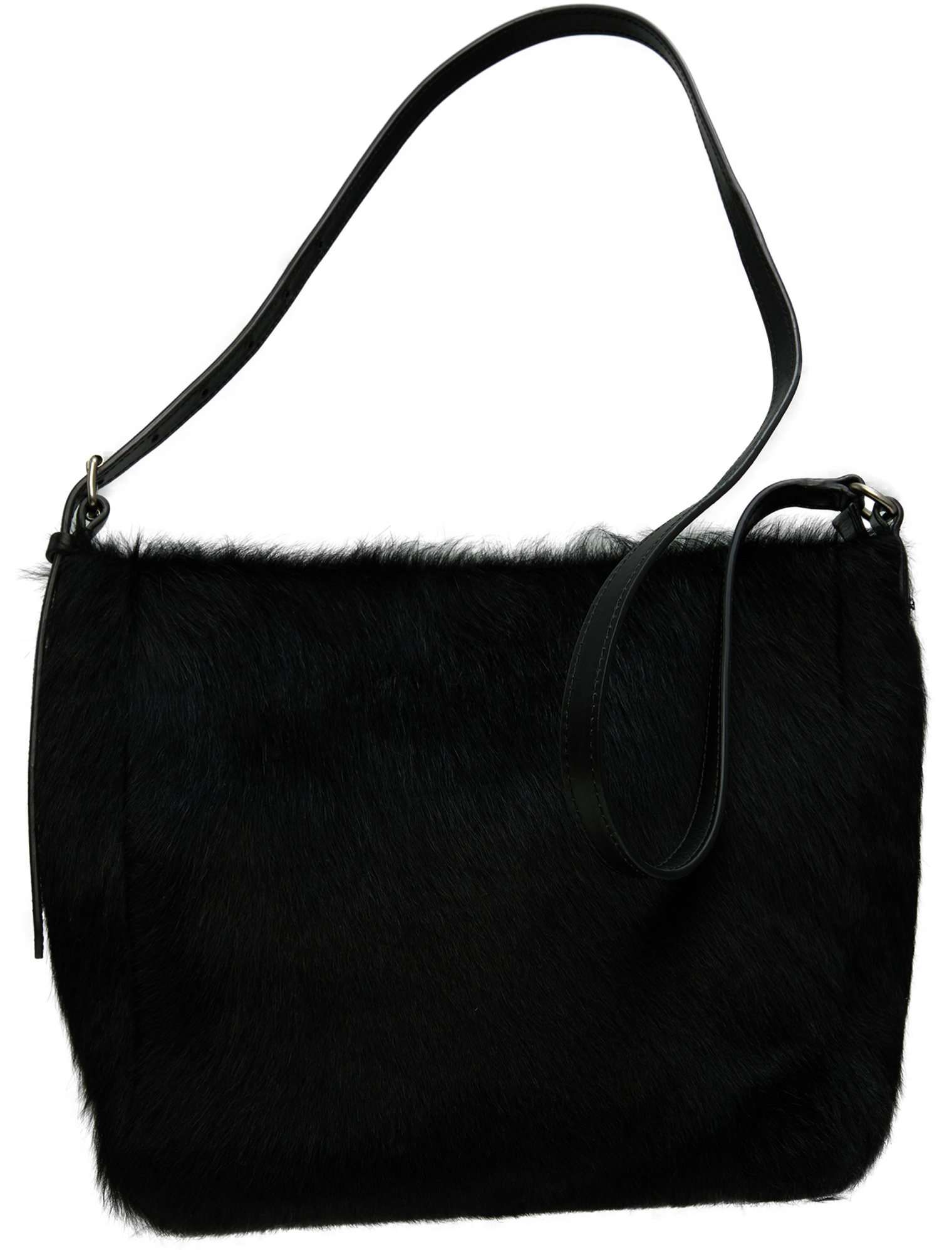Buy Dries Van Noten women black leather bag for $695 online on