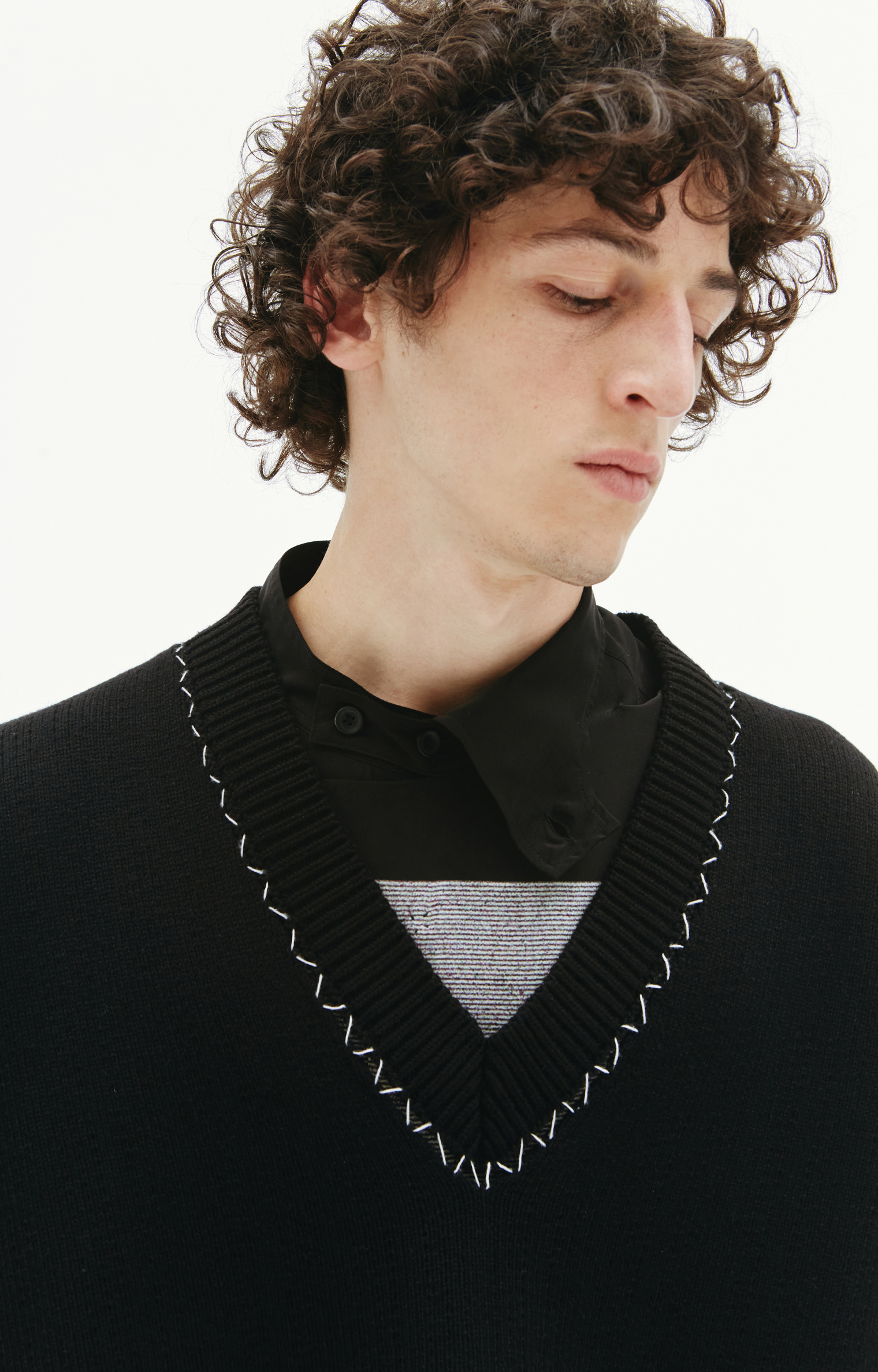 Raf Simons V-neck oversize sweater