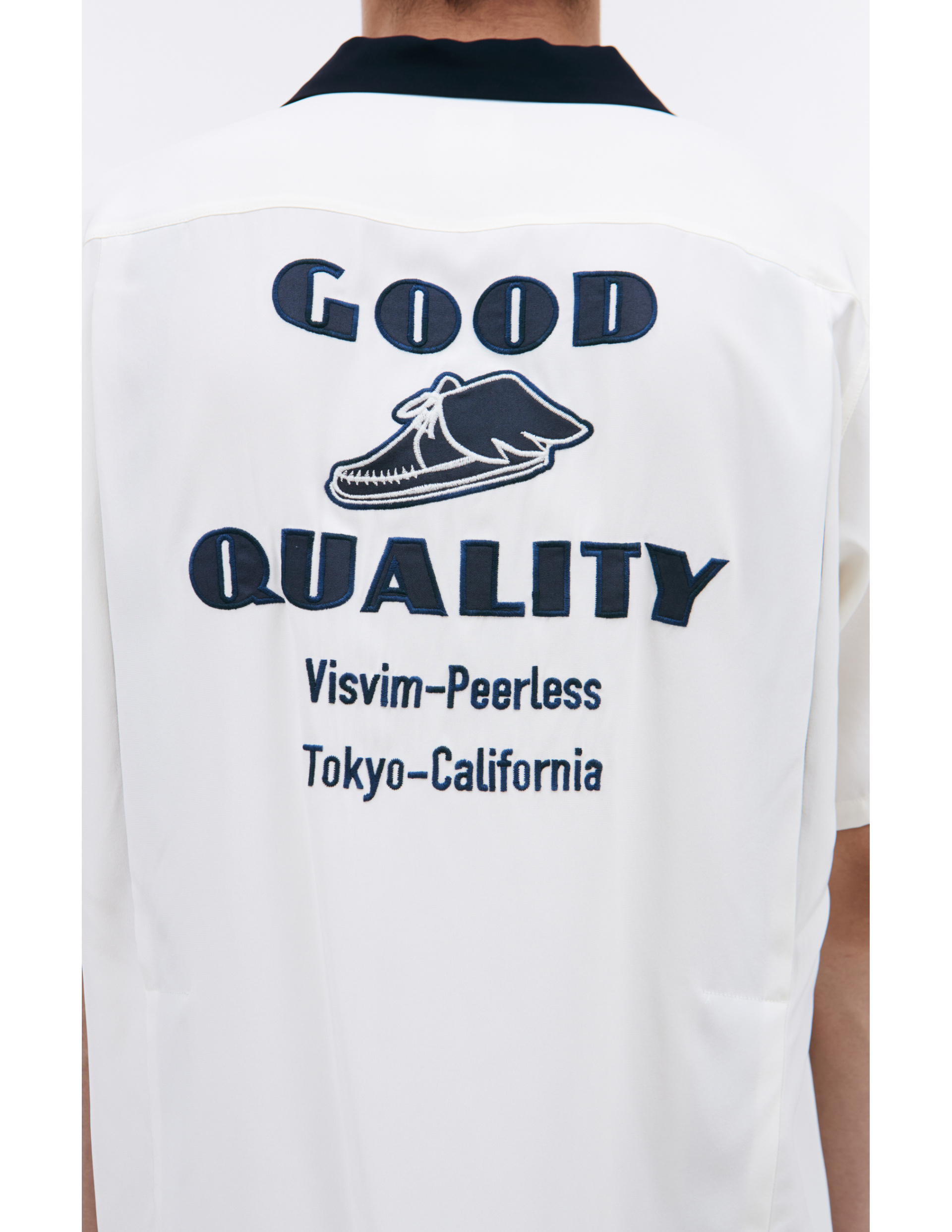 visvim Embroidered silk shirt