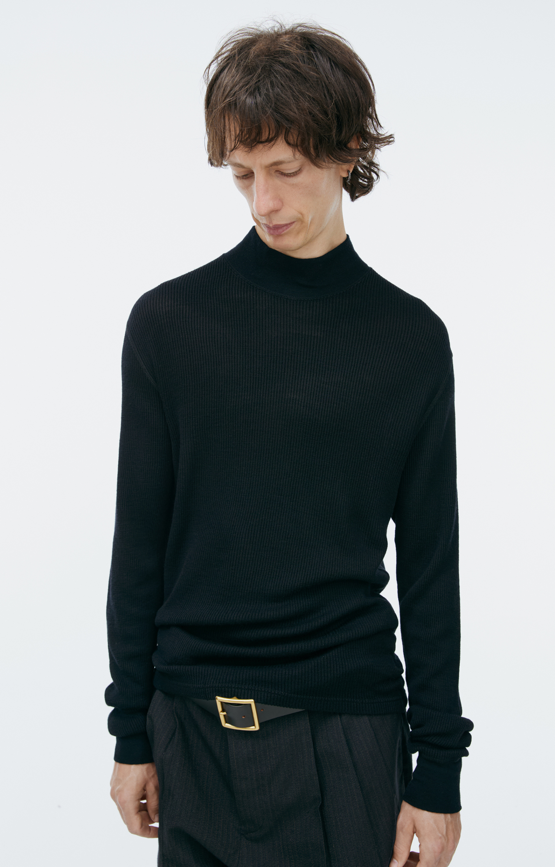 visvim Black wool sweater