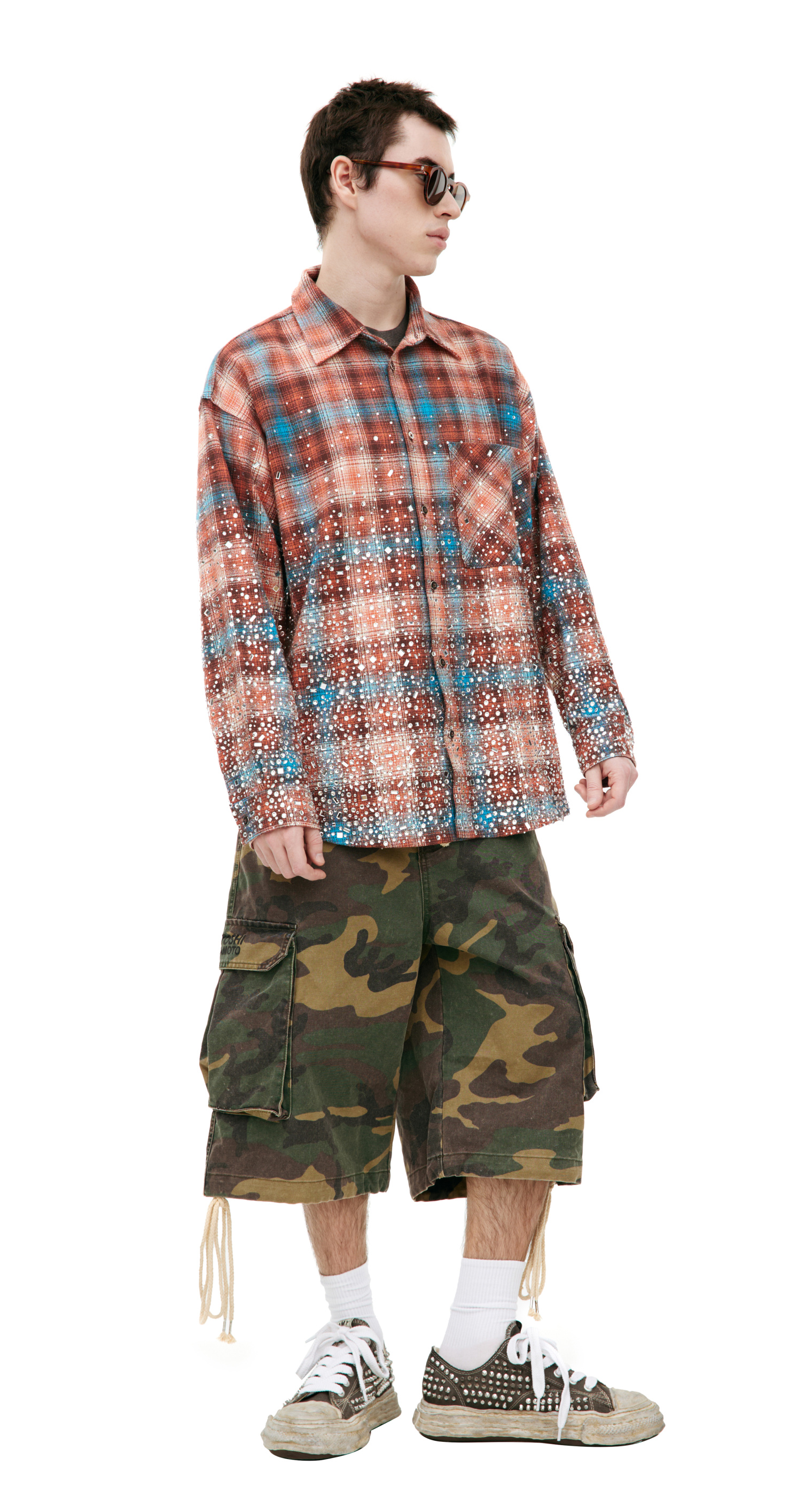 Satoshi Nakamoto Plaid flannel shirt