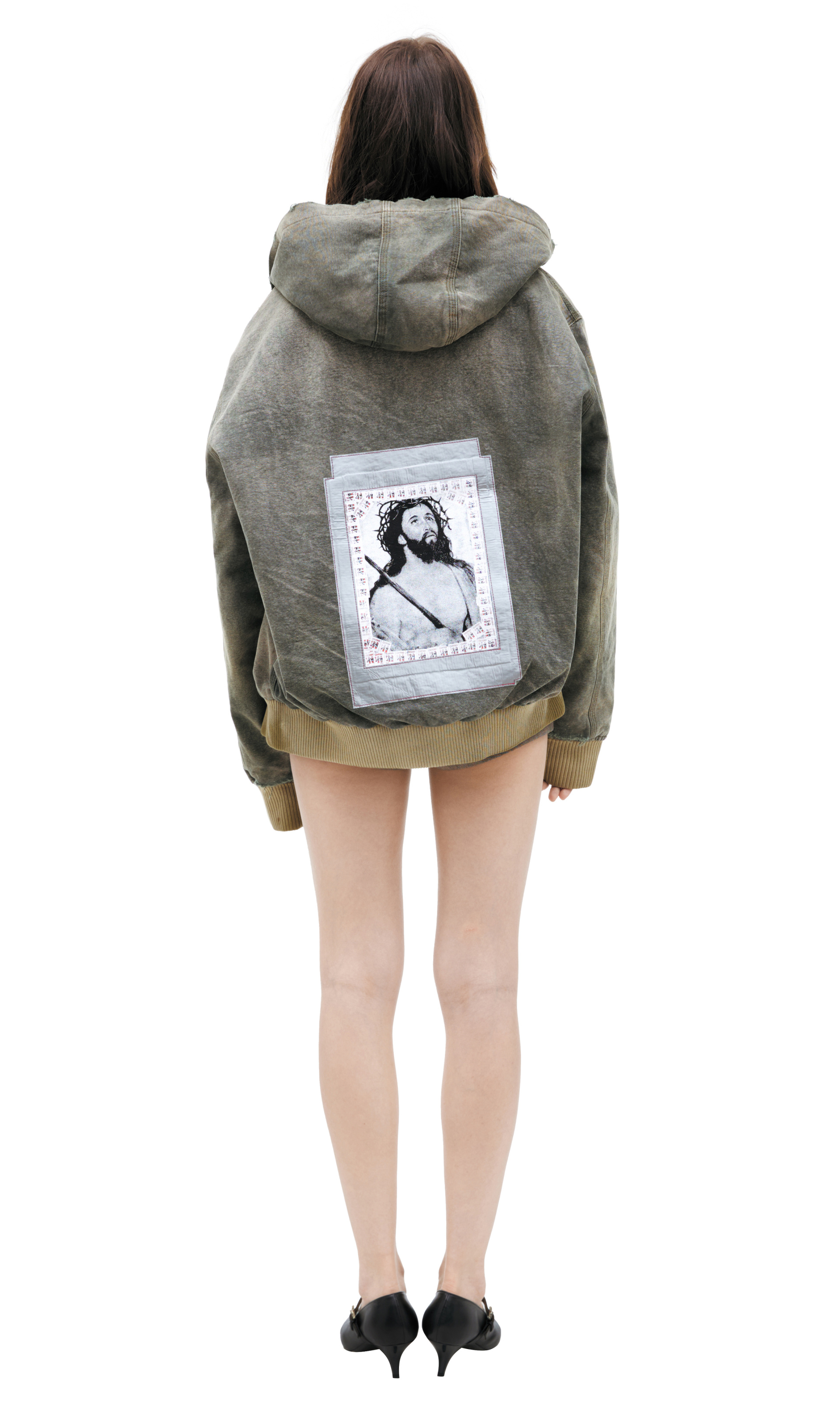 Enfants Riches Déprimés Denim jacket with patch