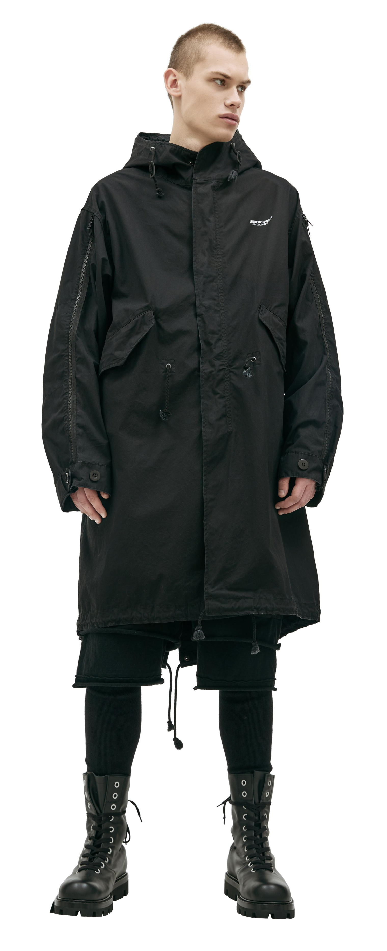 Undercover Black Printed Coat