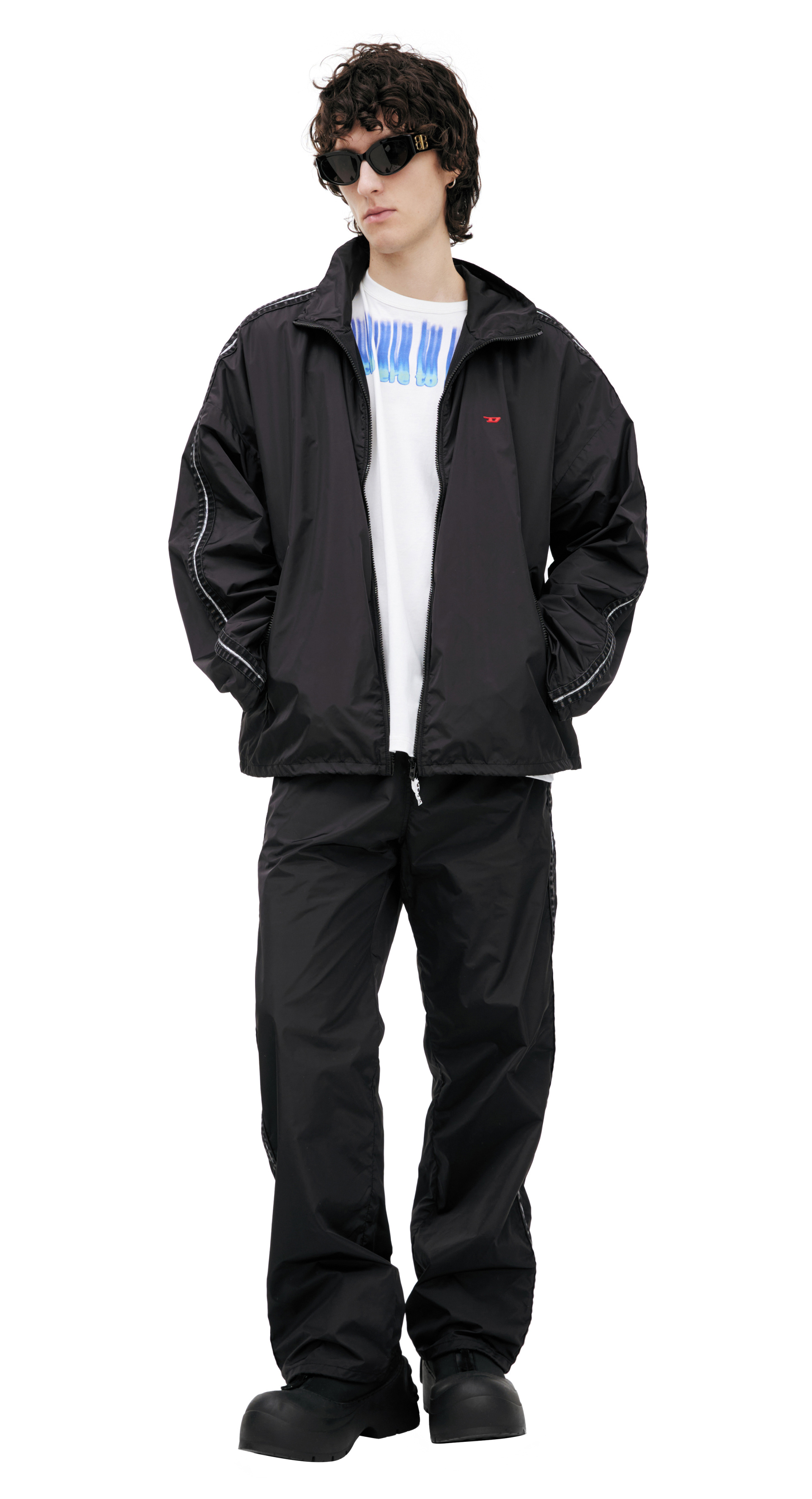 Diesel Black jacket with logo