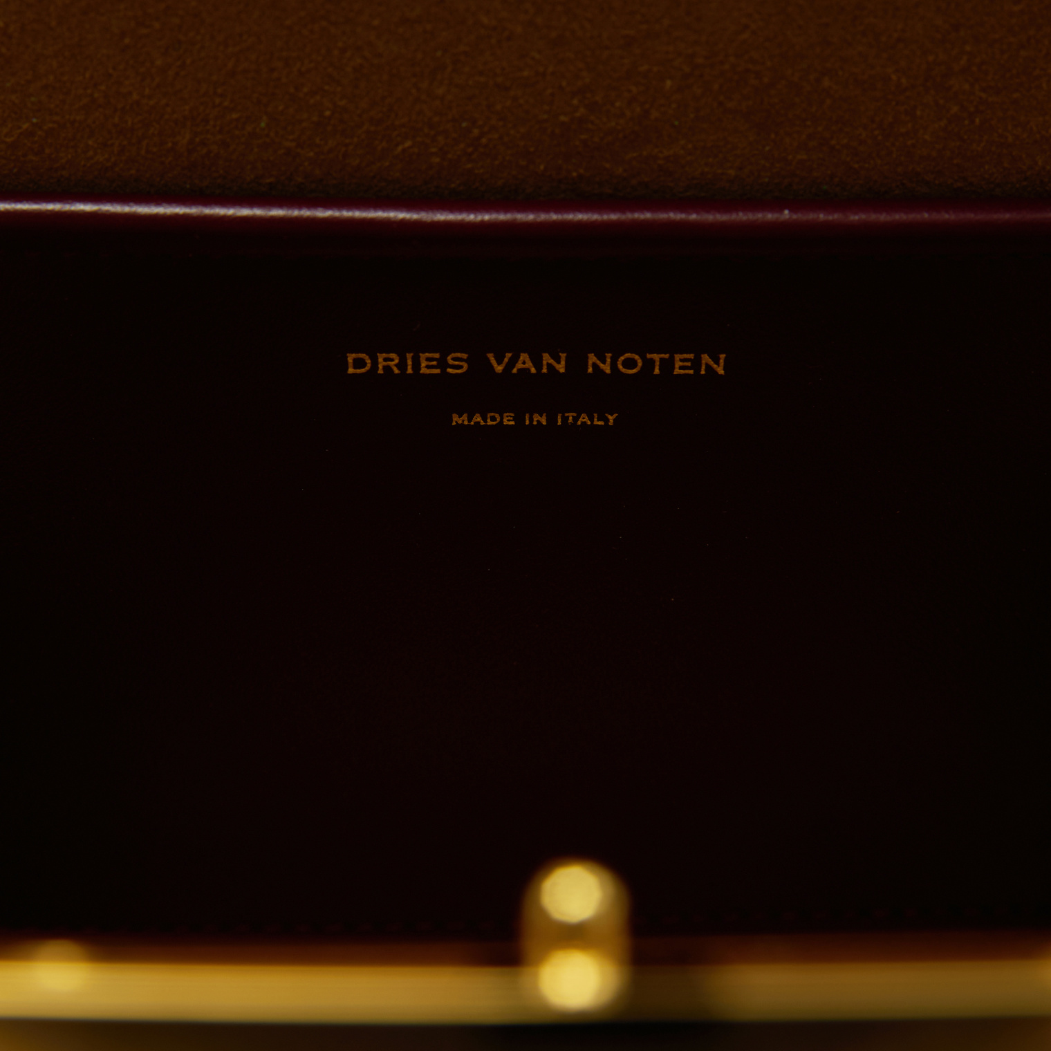 Dries Van Noten Leather bag with handle