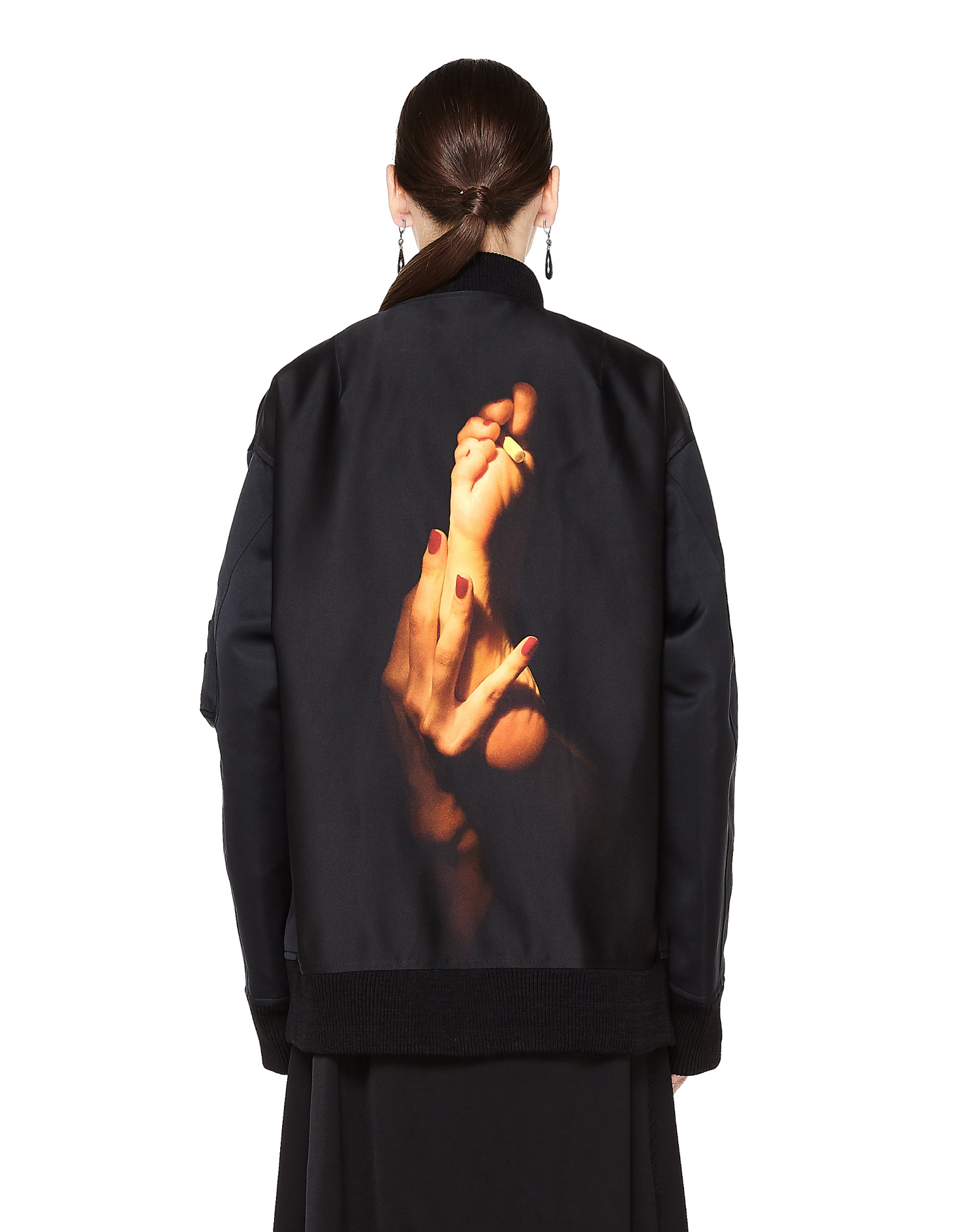 Yang Li Printed Bomber Jacket