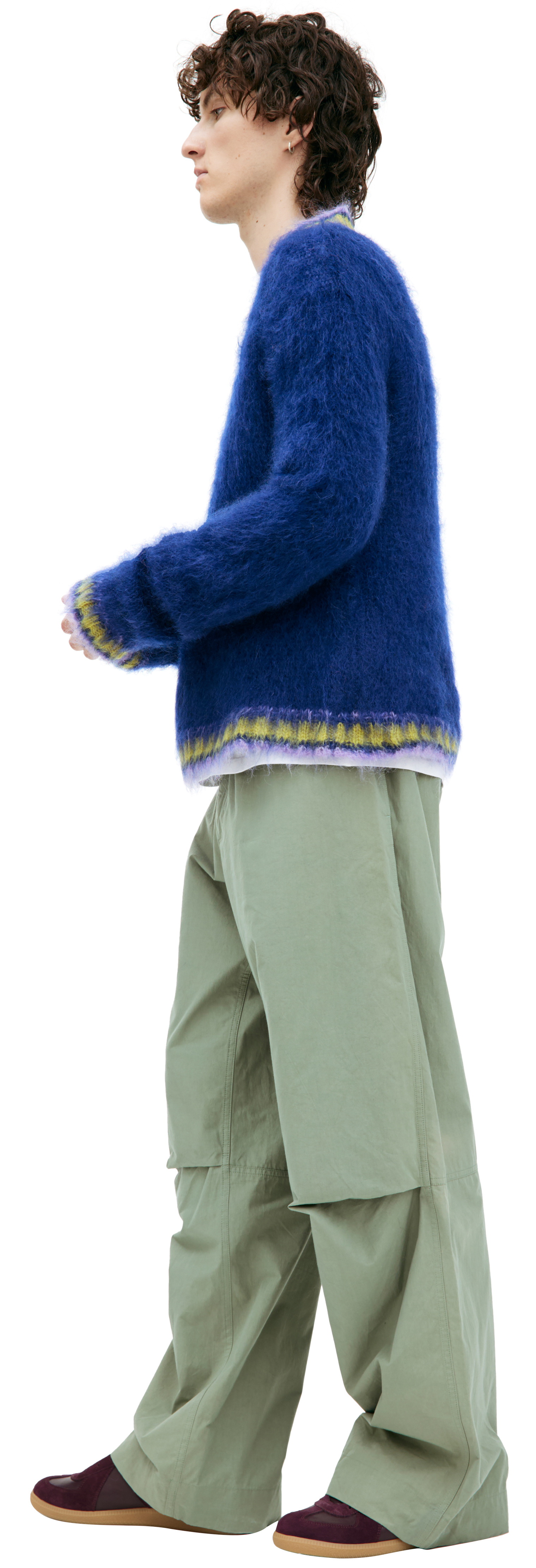 Marni V-neck mohair sweater