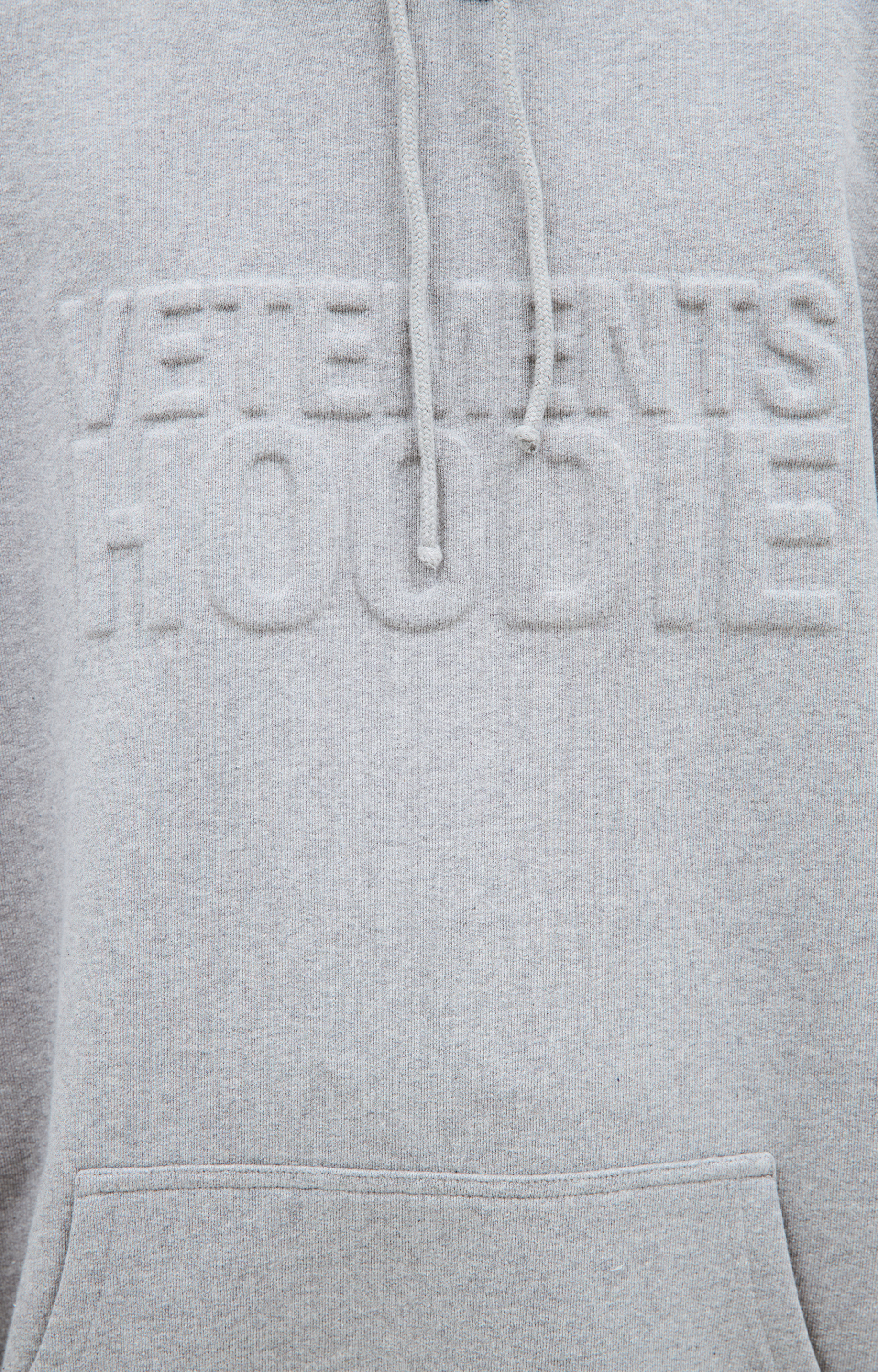 VETEMENTS Gray Illusion hoodie