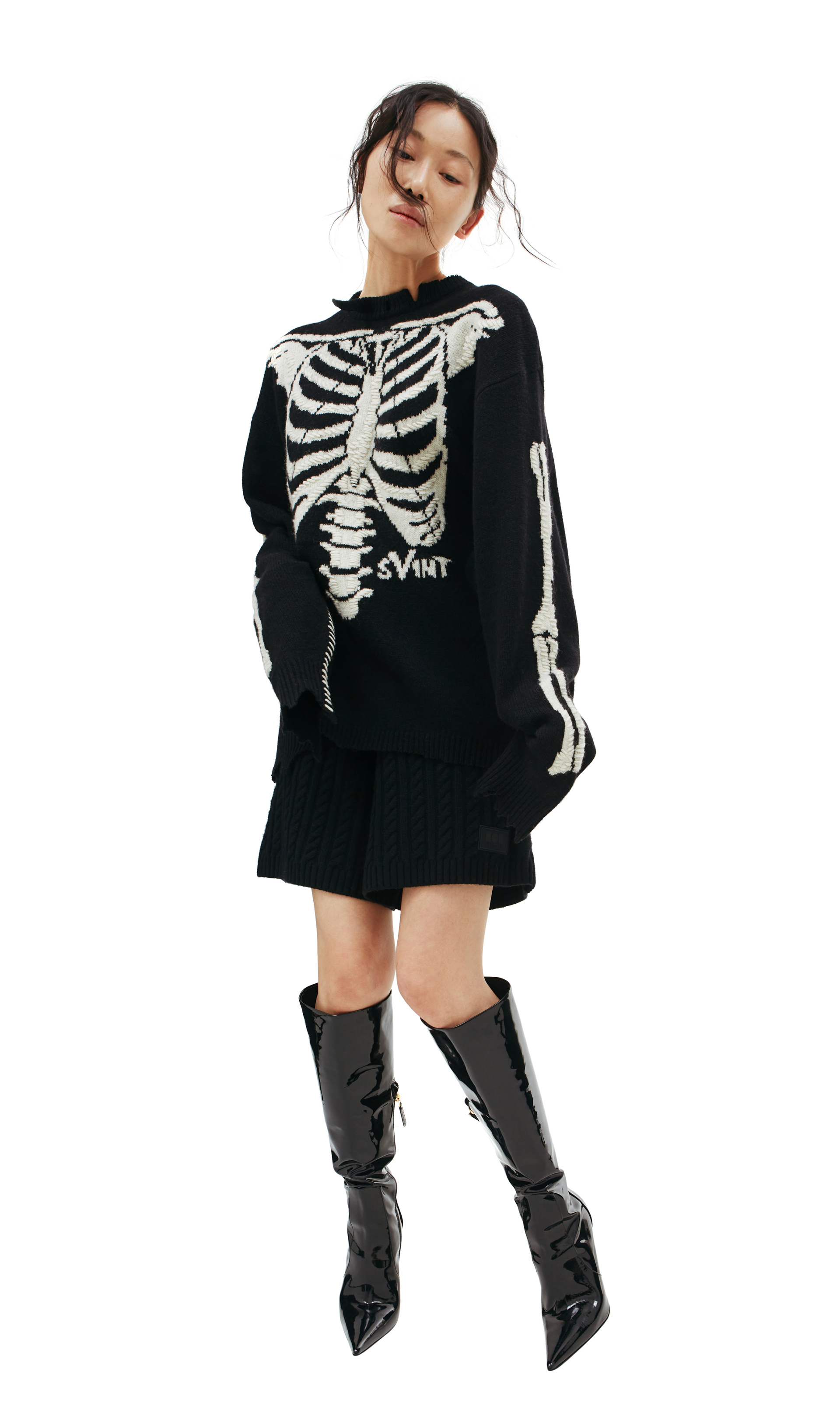 Saint Michael Saint Michael x VLONE wool sweater