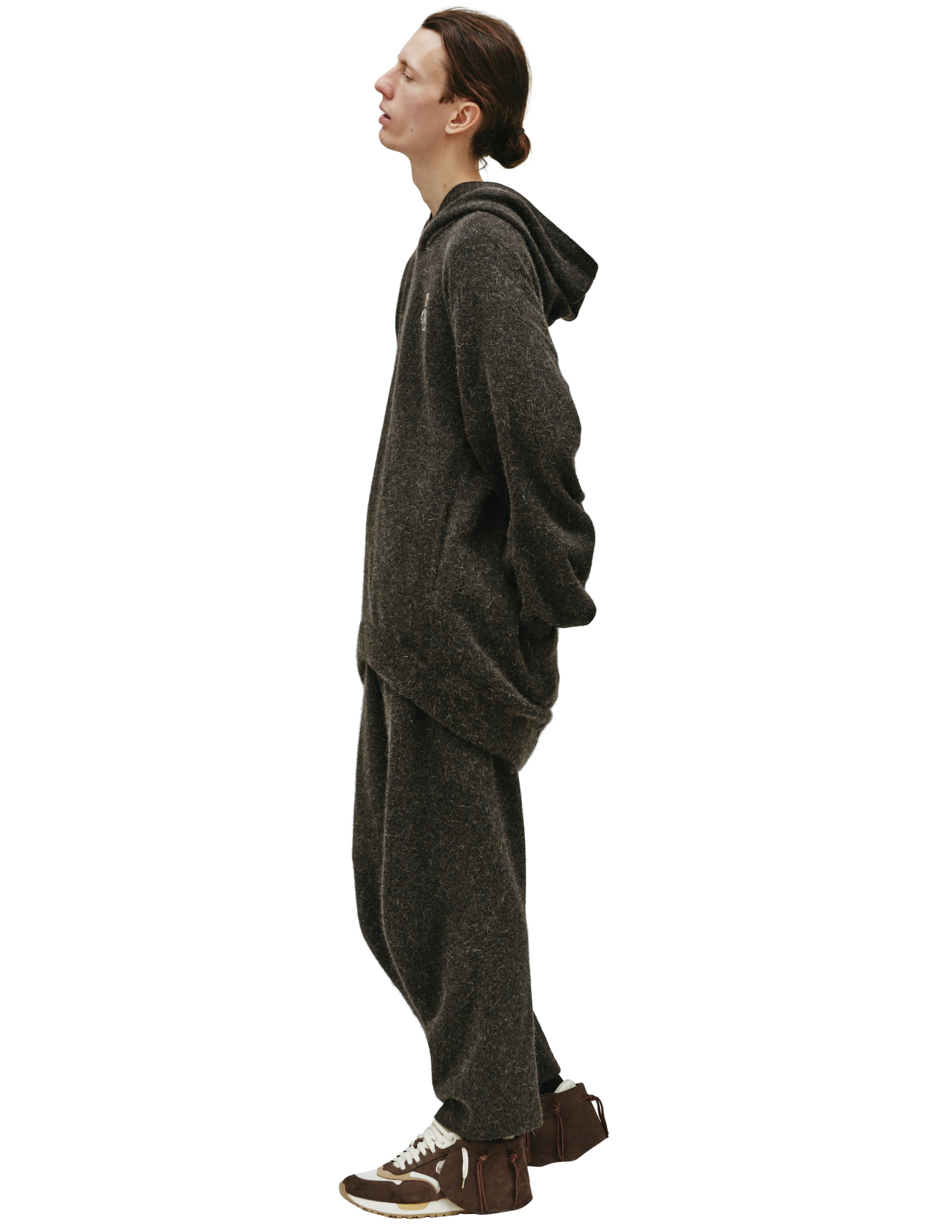 Doublet Wool knit hoodie