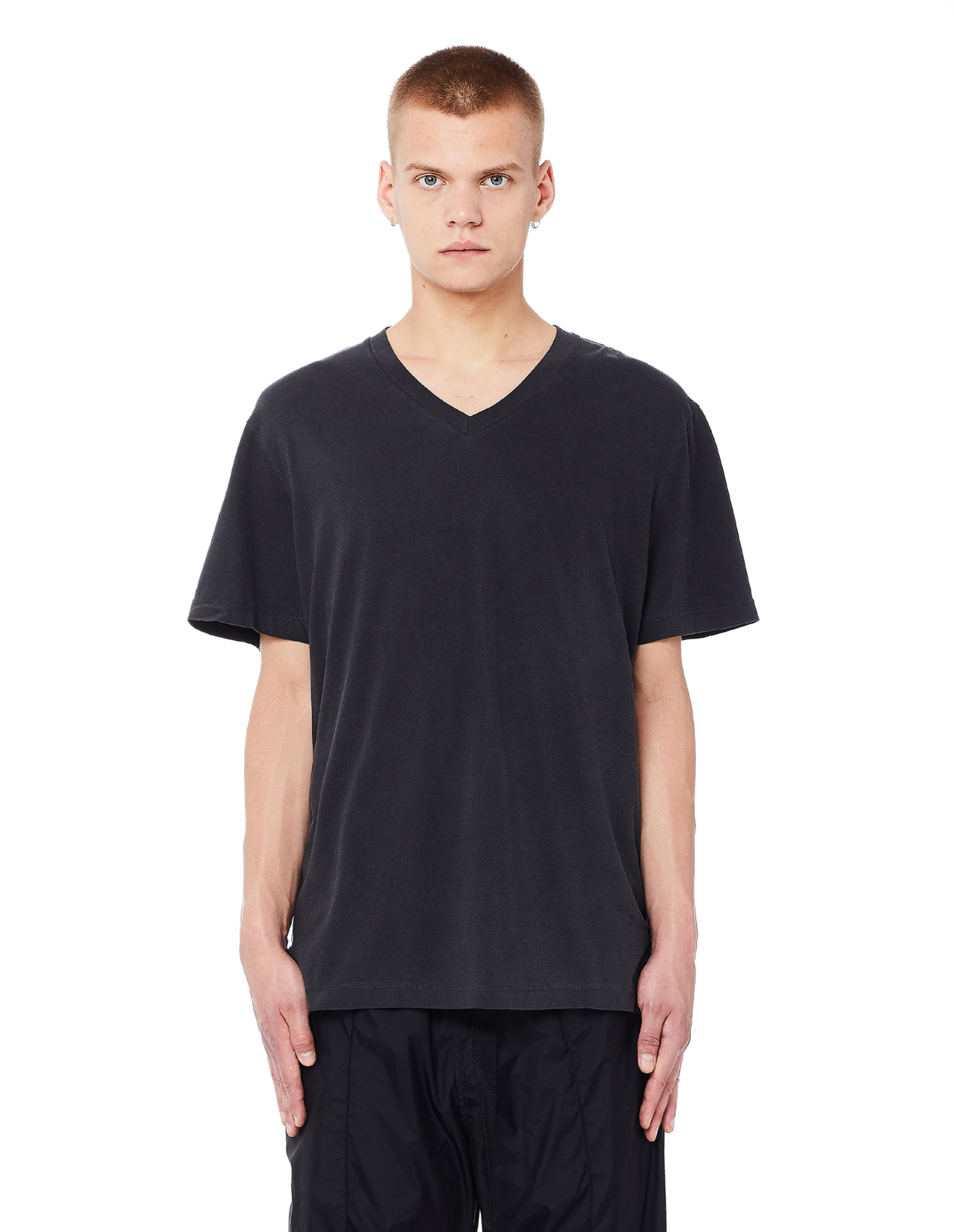 James Perse Dark Grey V-Neck T-Shirt