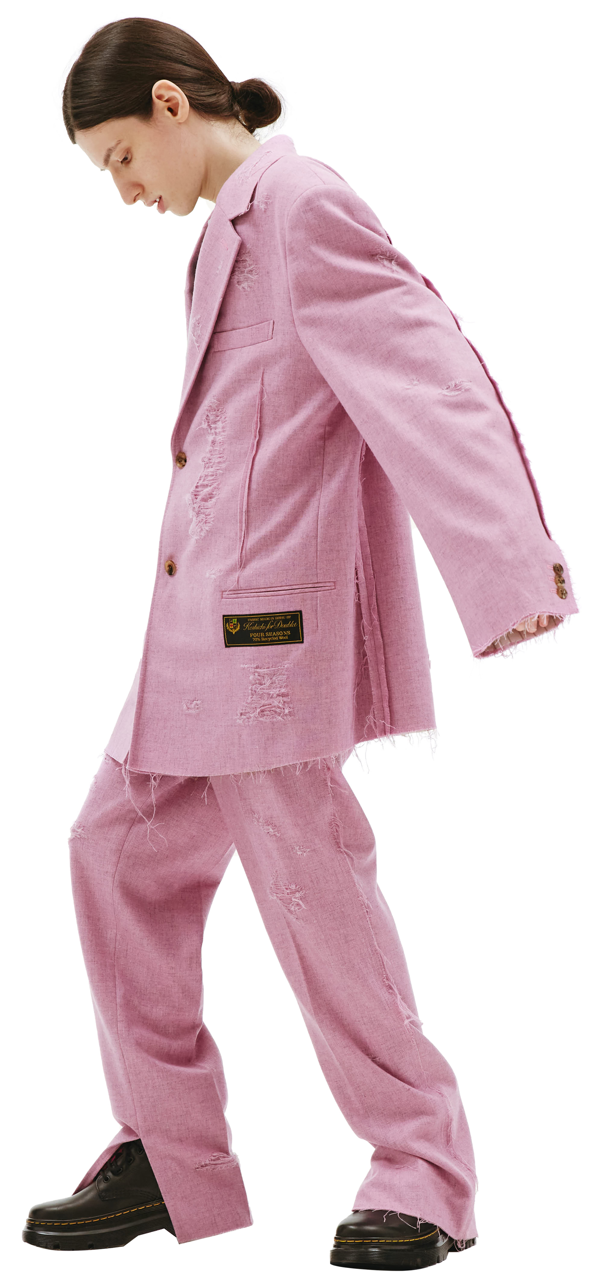 Doublet Recycle wool damaged jacket