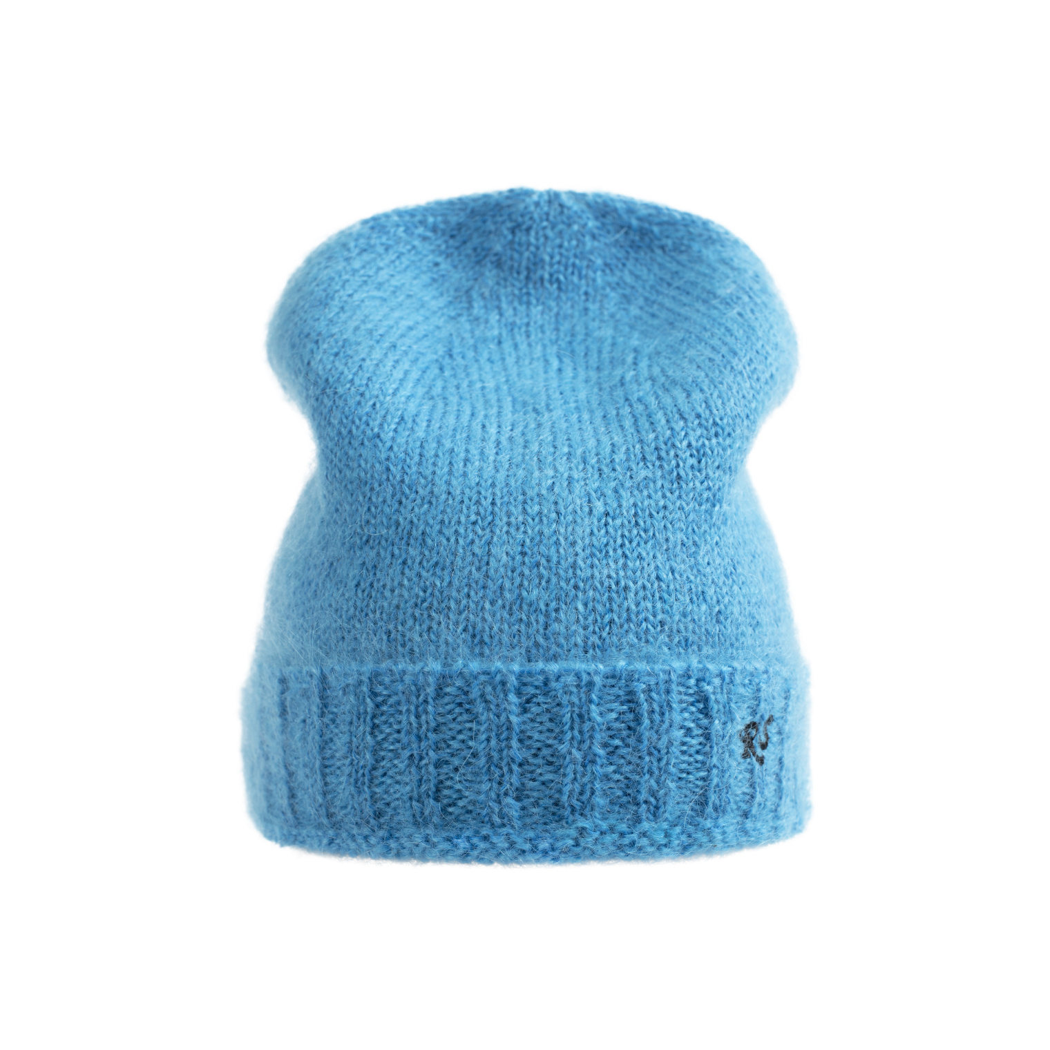 Raf Simons RS Knitted Beanie in blue