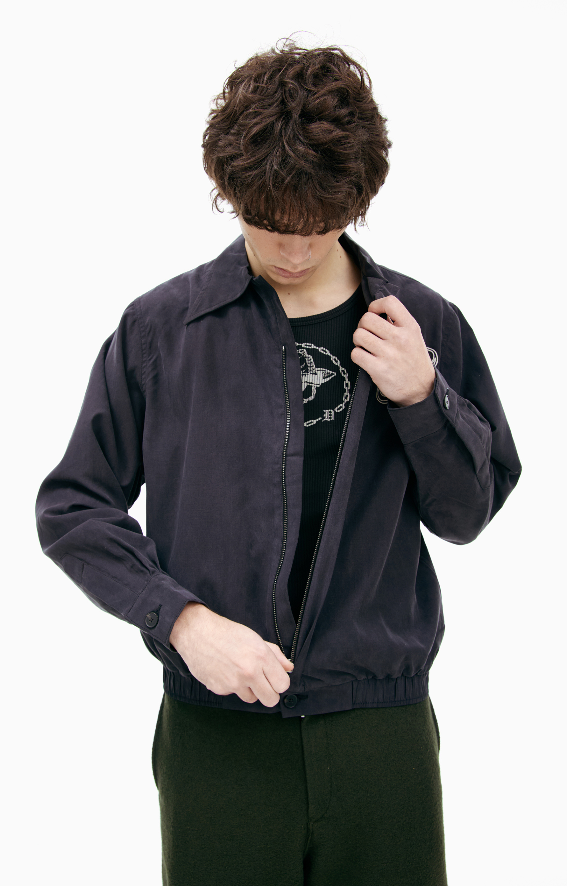 Enfants Riches Déprimés Black embroidered jacket