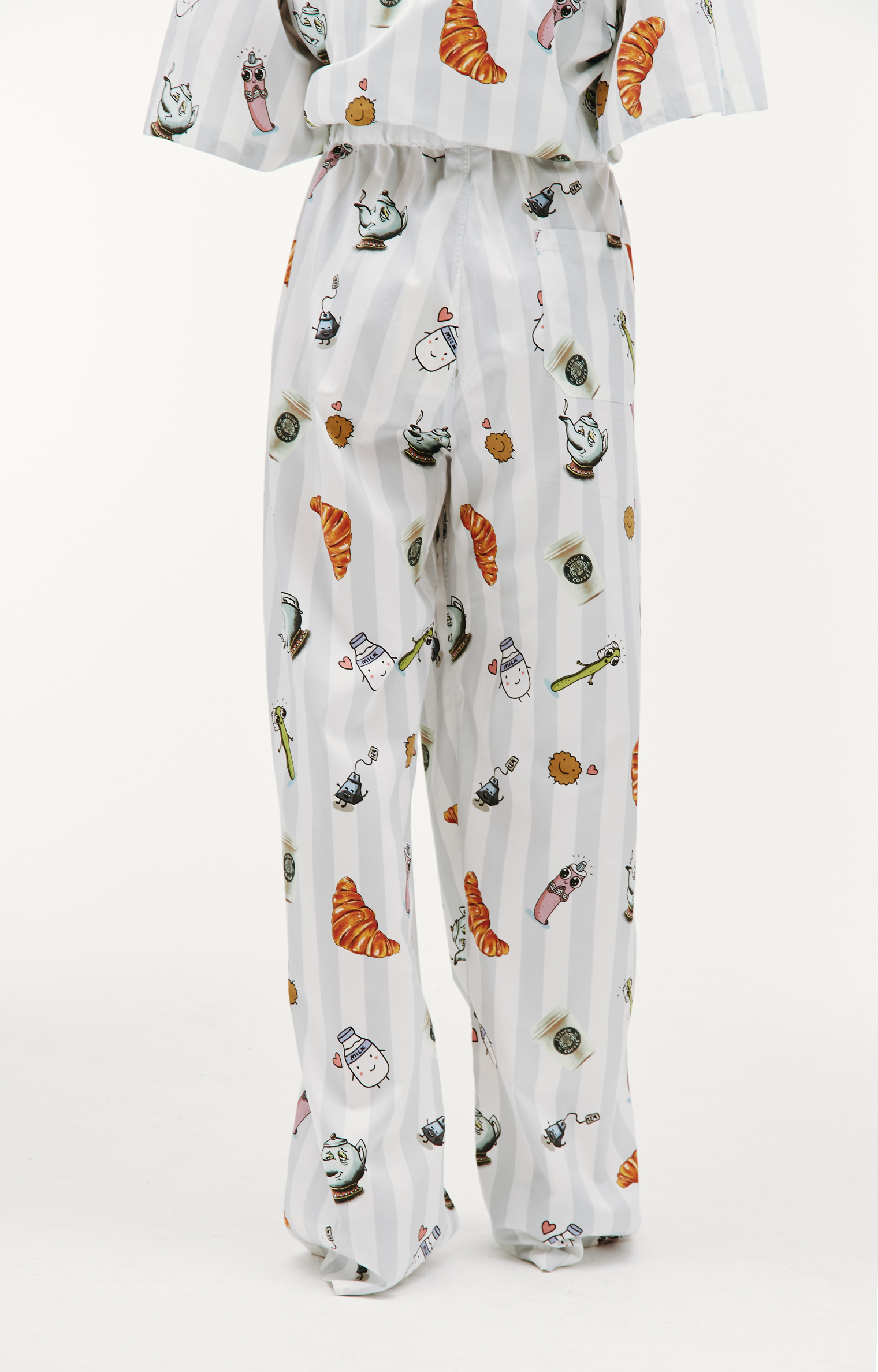 VETEMENTS Pajama Printed Trousers
