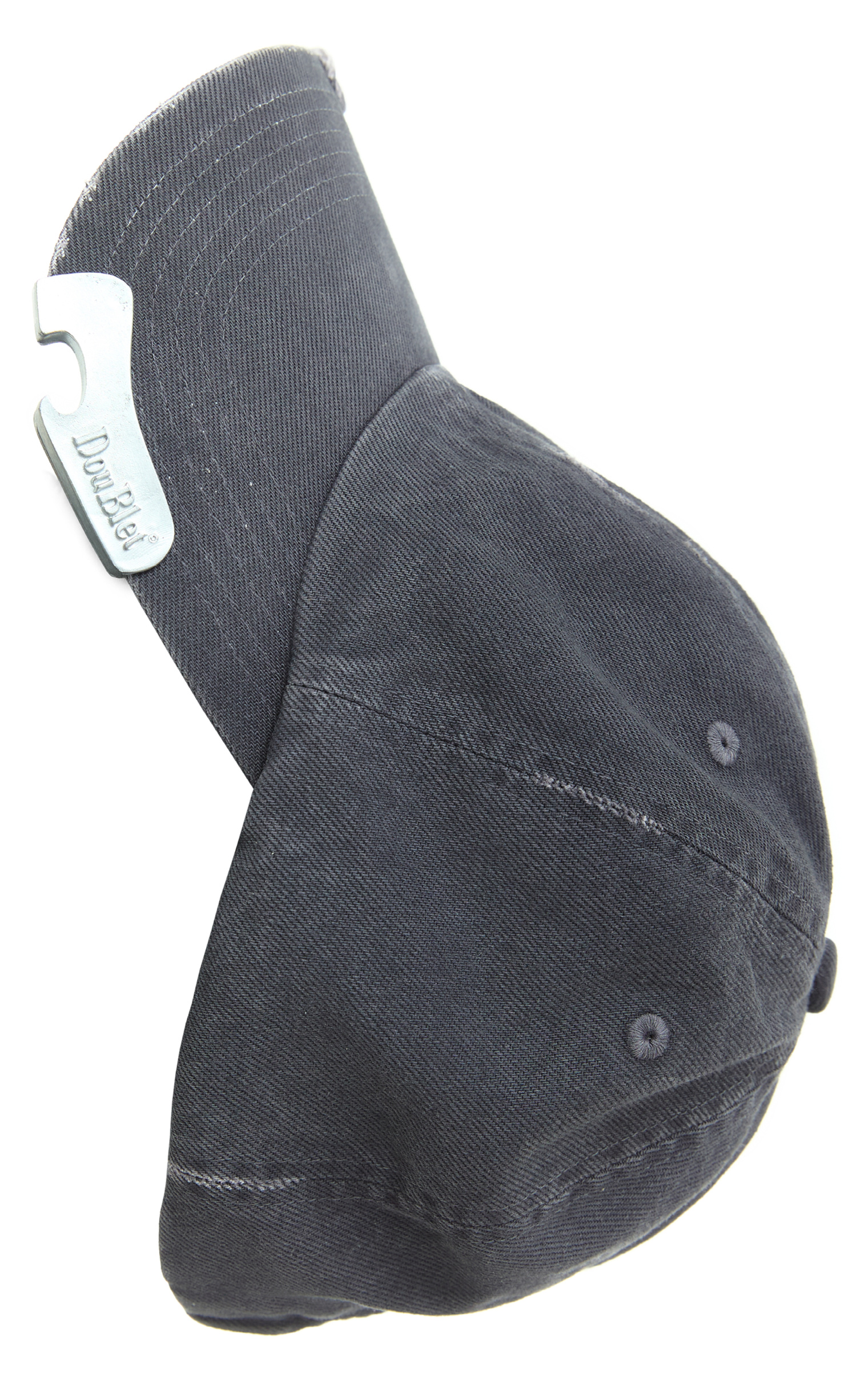 Doublet Gray cap with a bottle opener