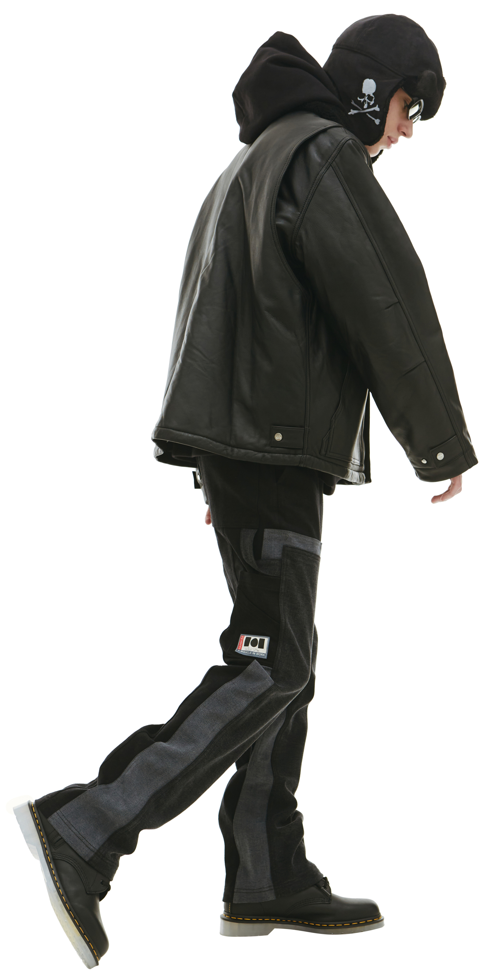 Nahmias Leather carperent jacket