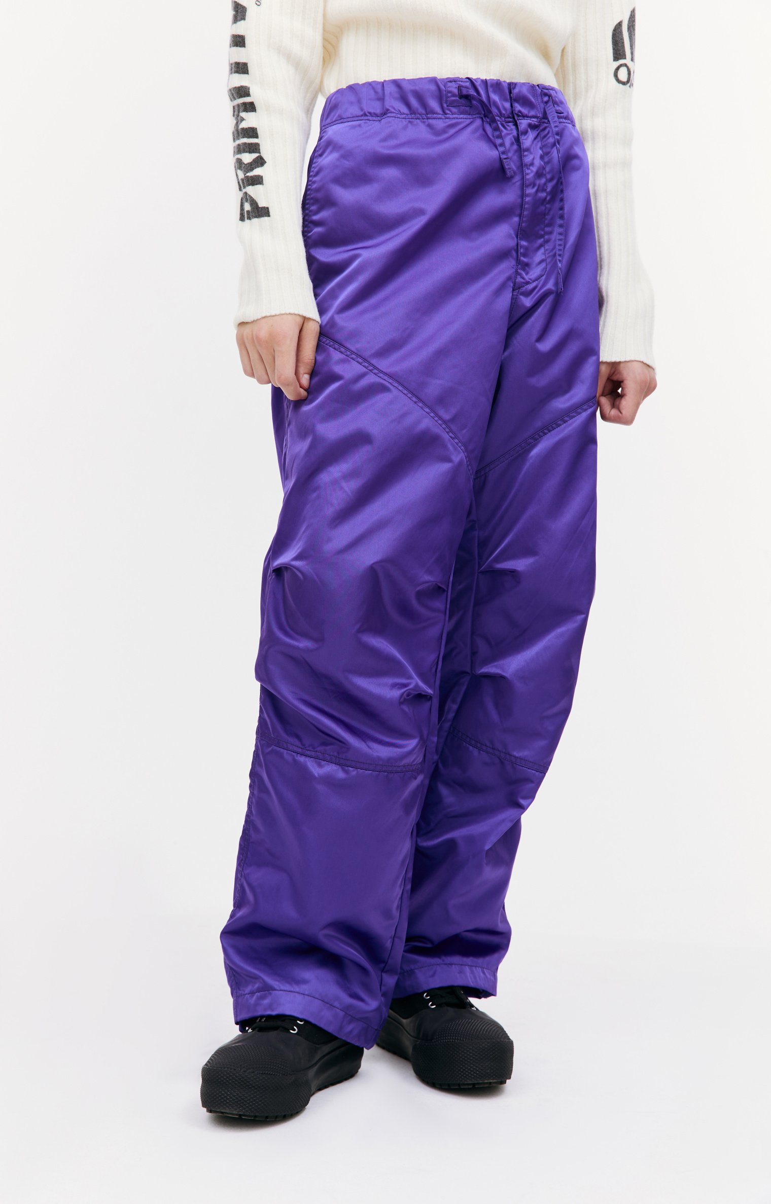 OAMC Purple wide leg trousers
