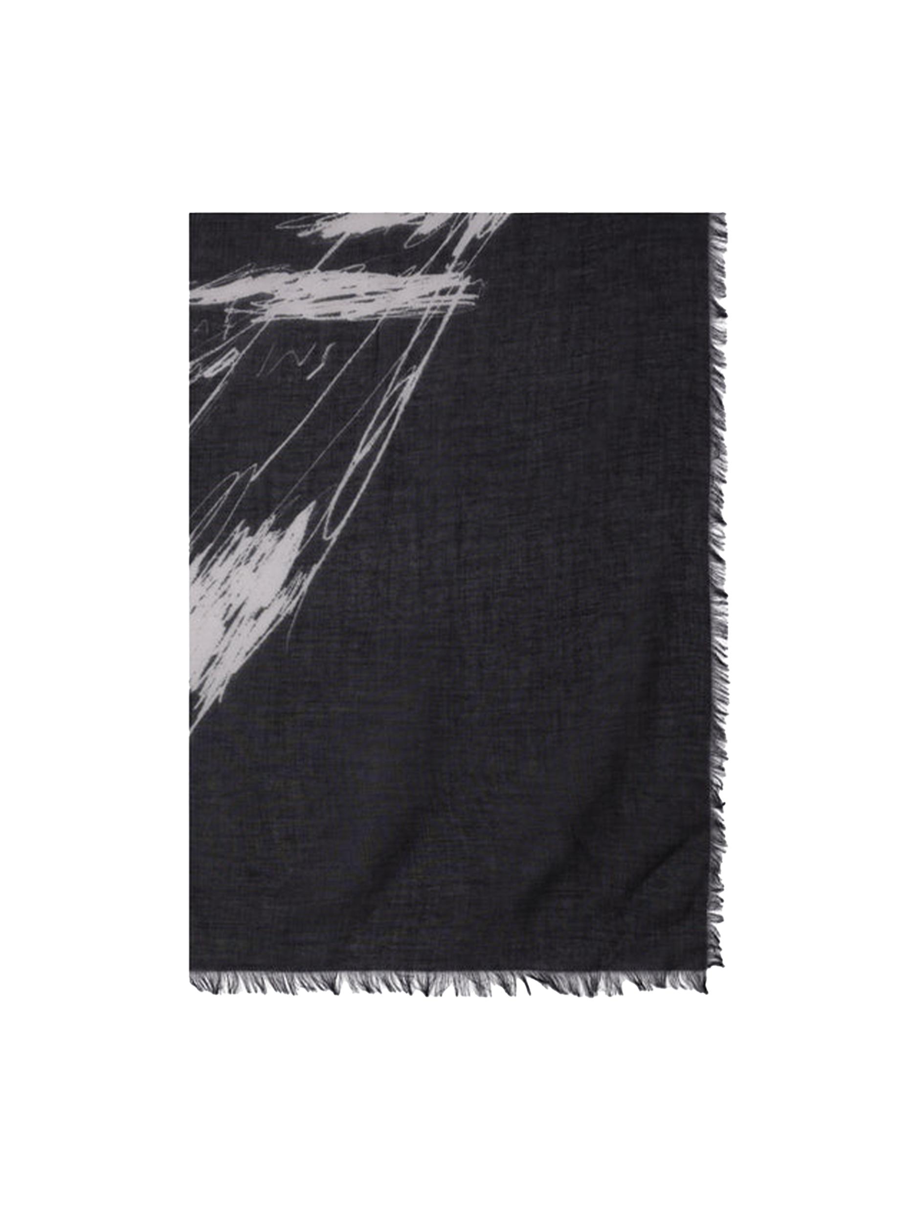 Ann Demeulemeester Scarf with an abstract print