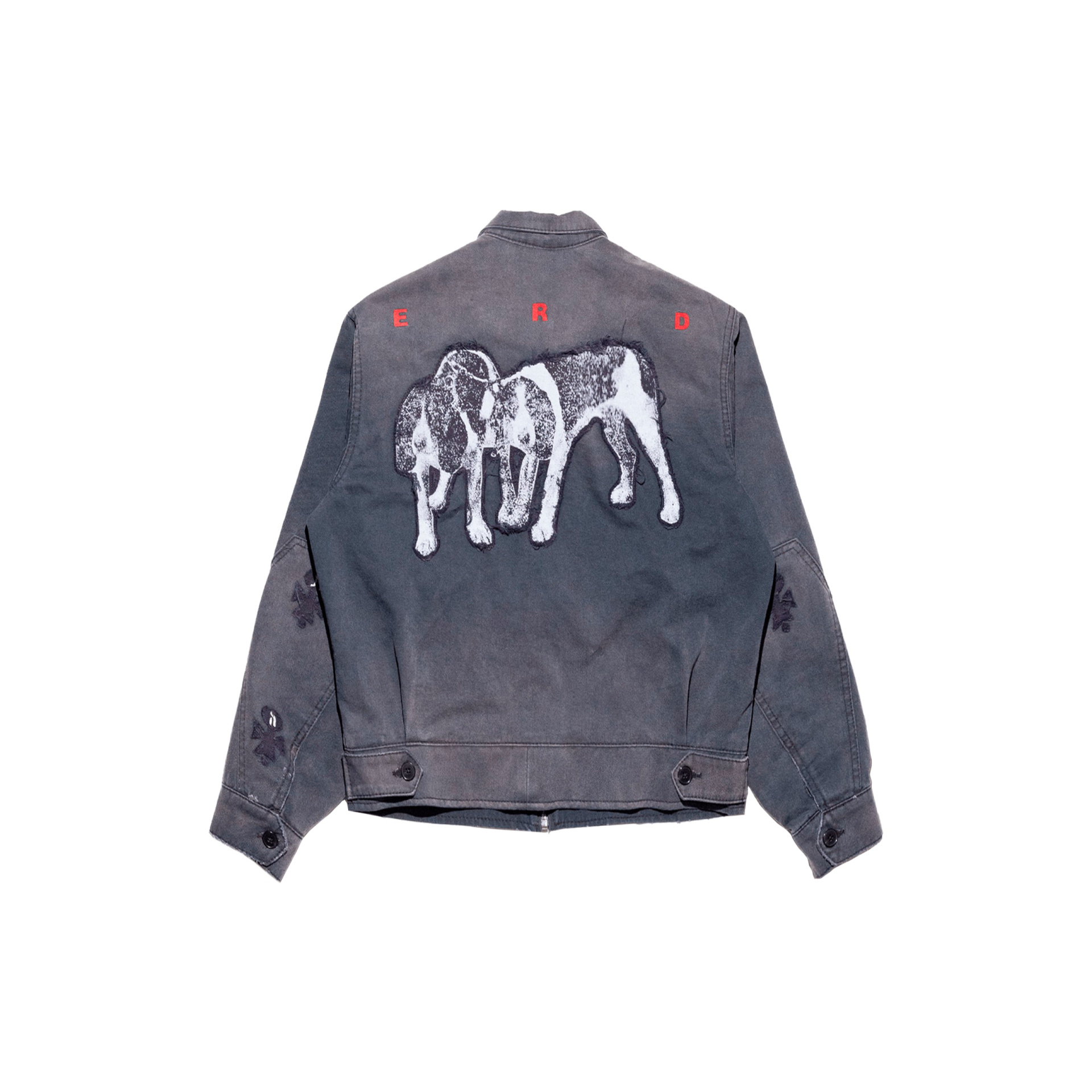 Enfants Riches Déprimés Wash-effect jacket