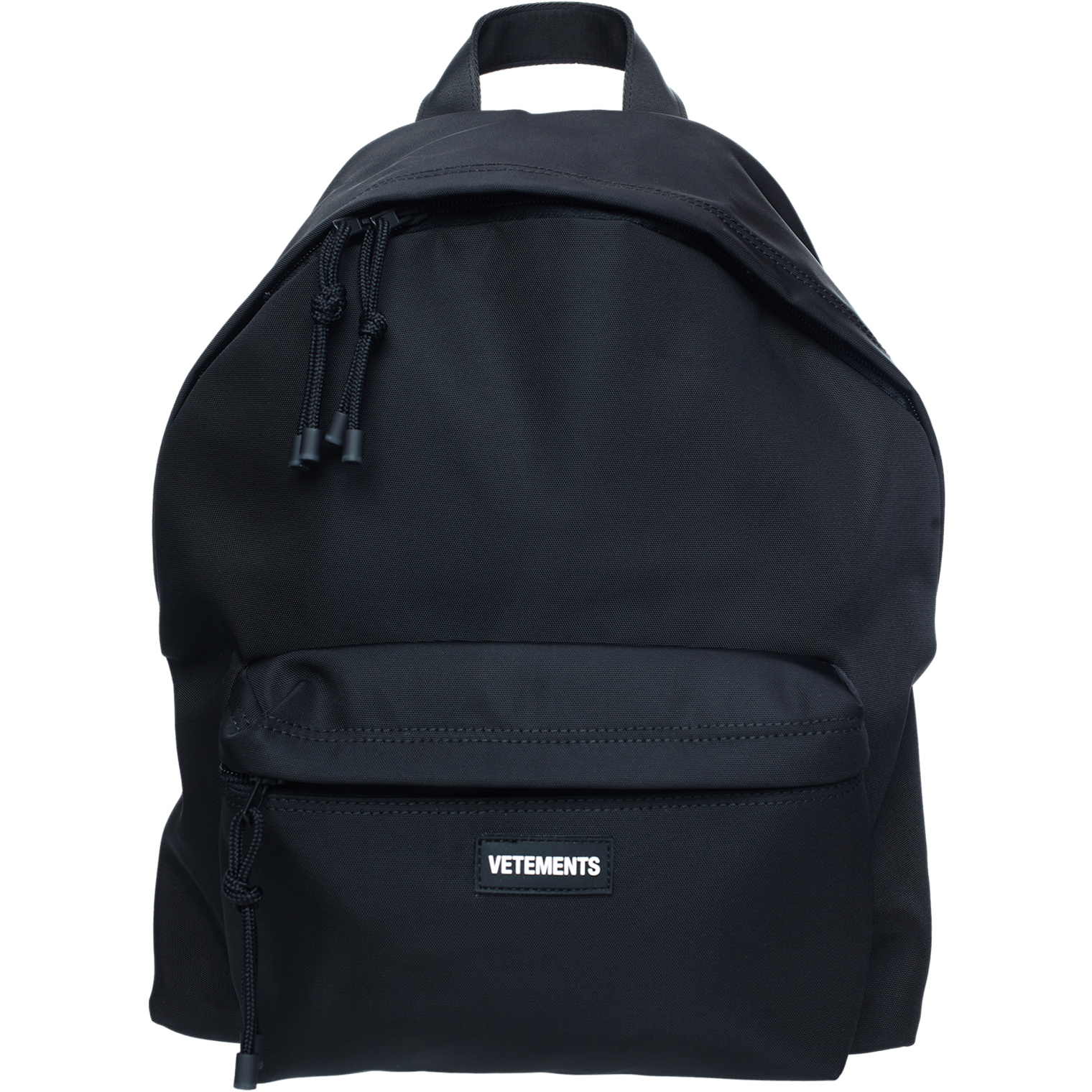 VETEMENTS Black logo backpack