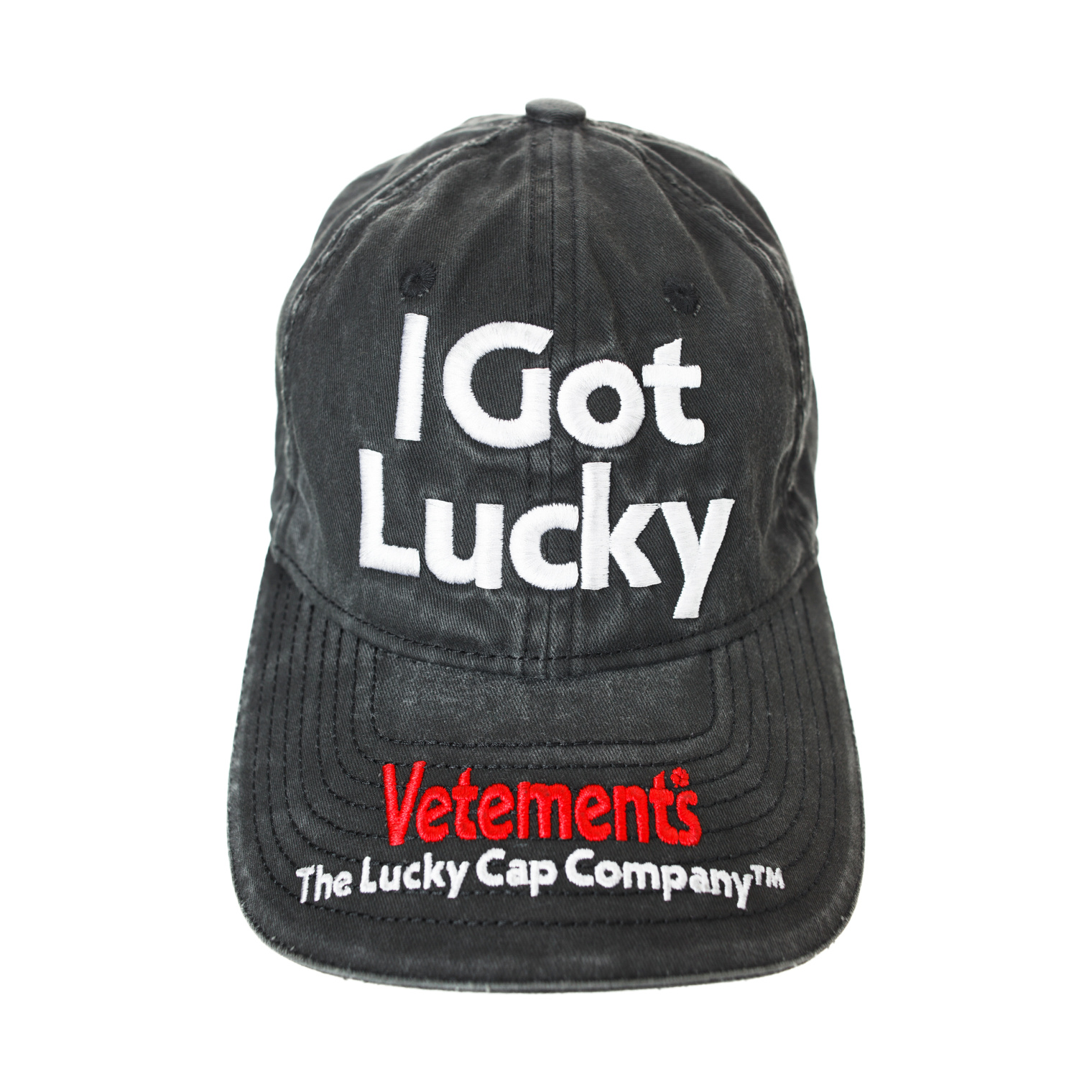VETEMENTS Got lucky embroidered cap