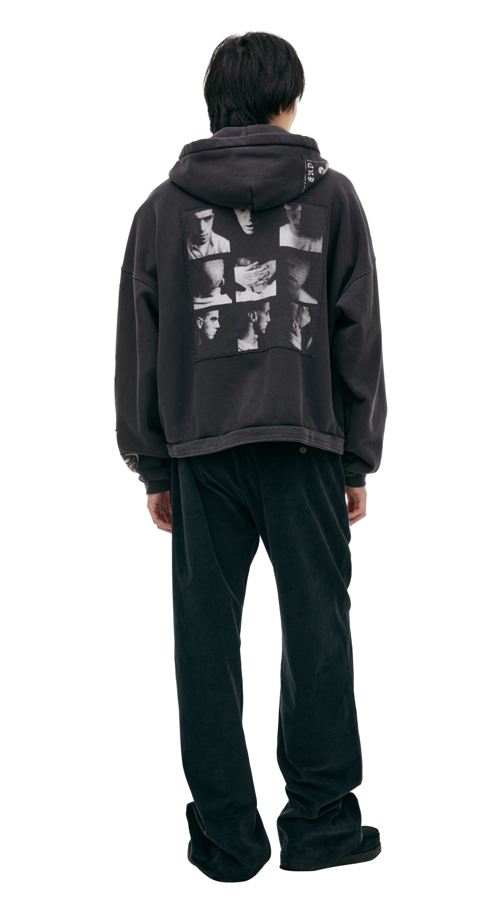 Enfants Riches Déprimés Black hoodie with patches