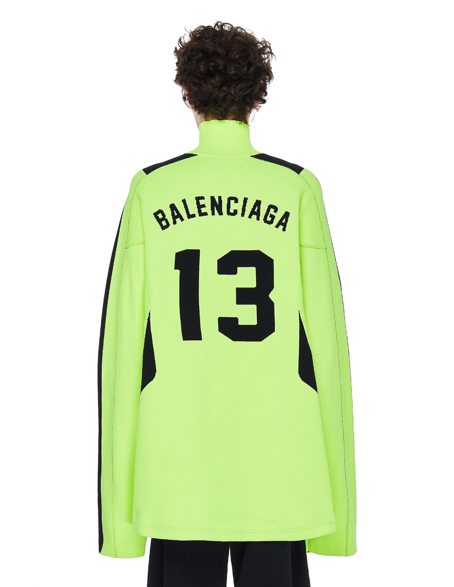 Мужская зеленая водолазка с высоким воротником Balenciaga — купить за ...