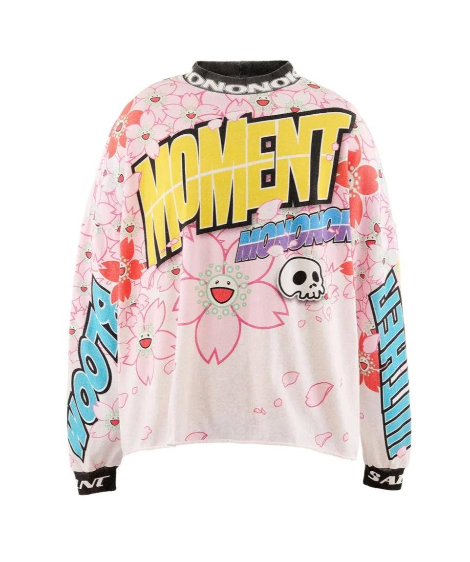 MONONOKE MADE Longsleeve shirt with a cherry blossom print