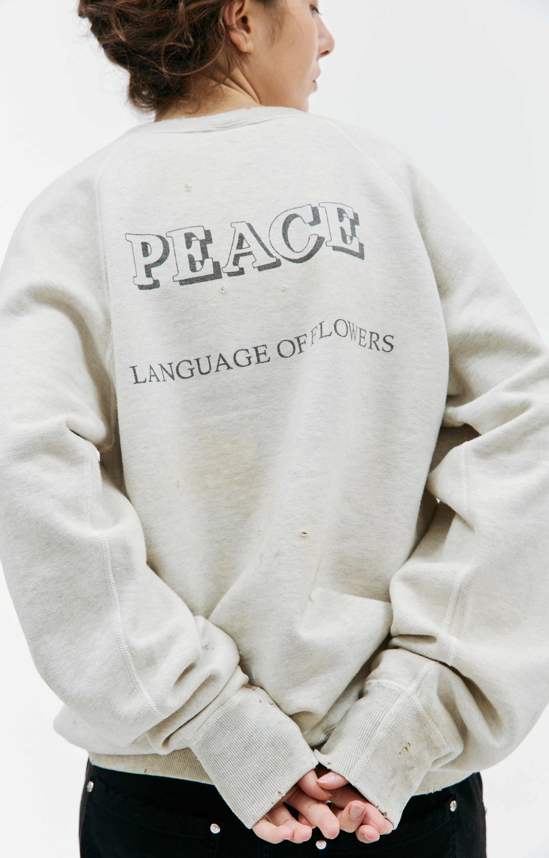 Saint Michael \'DAISY\' printed sweatshirt