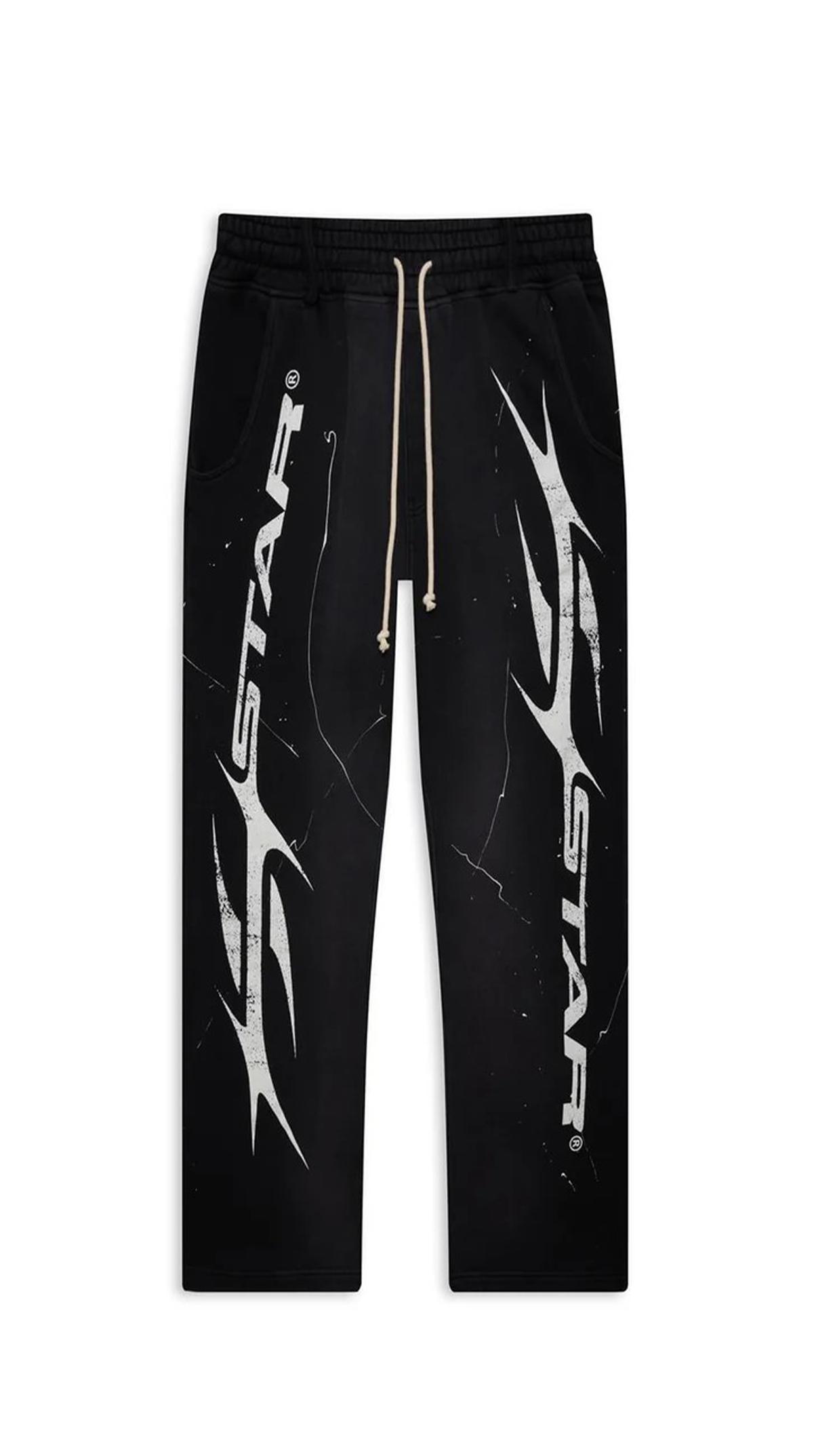 Hellstar Printed cotton trousers