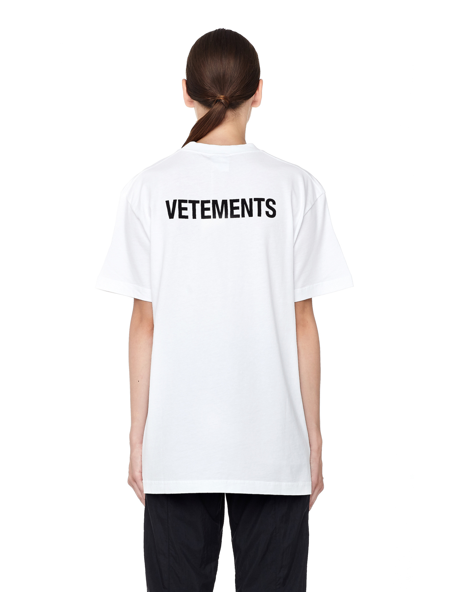 VETEMENTS Футболка из хлопка Staff