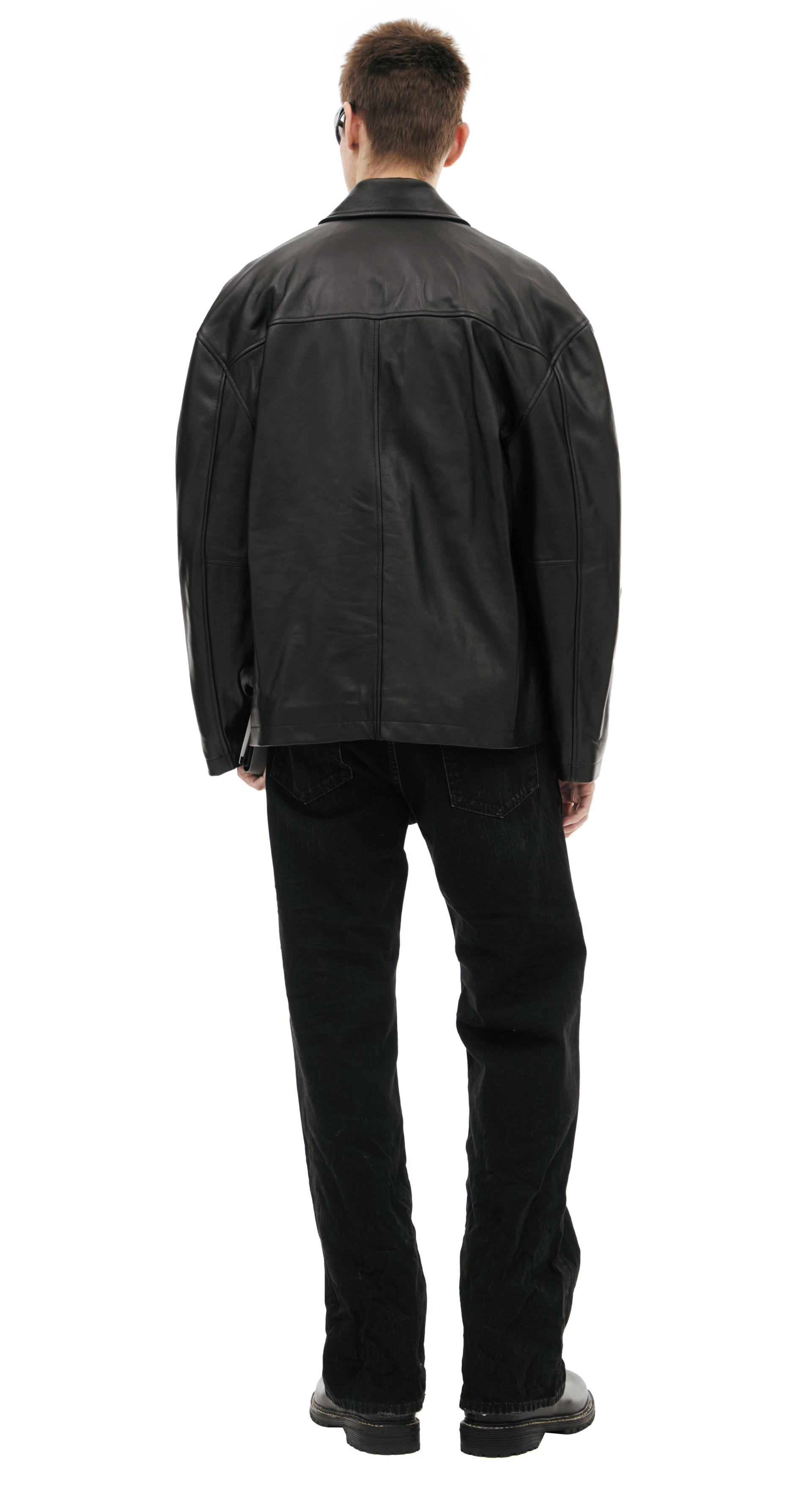 Balenciaga Black leather jacket