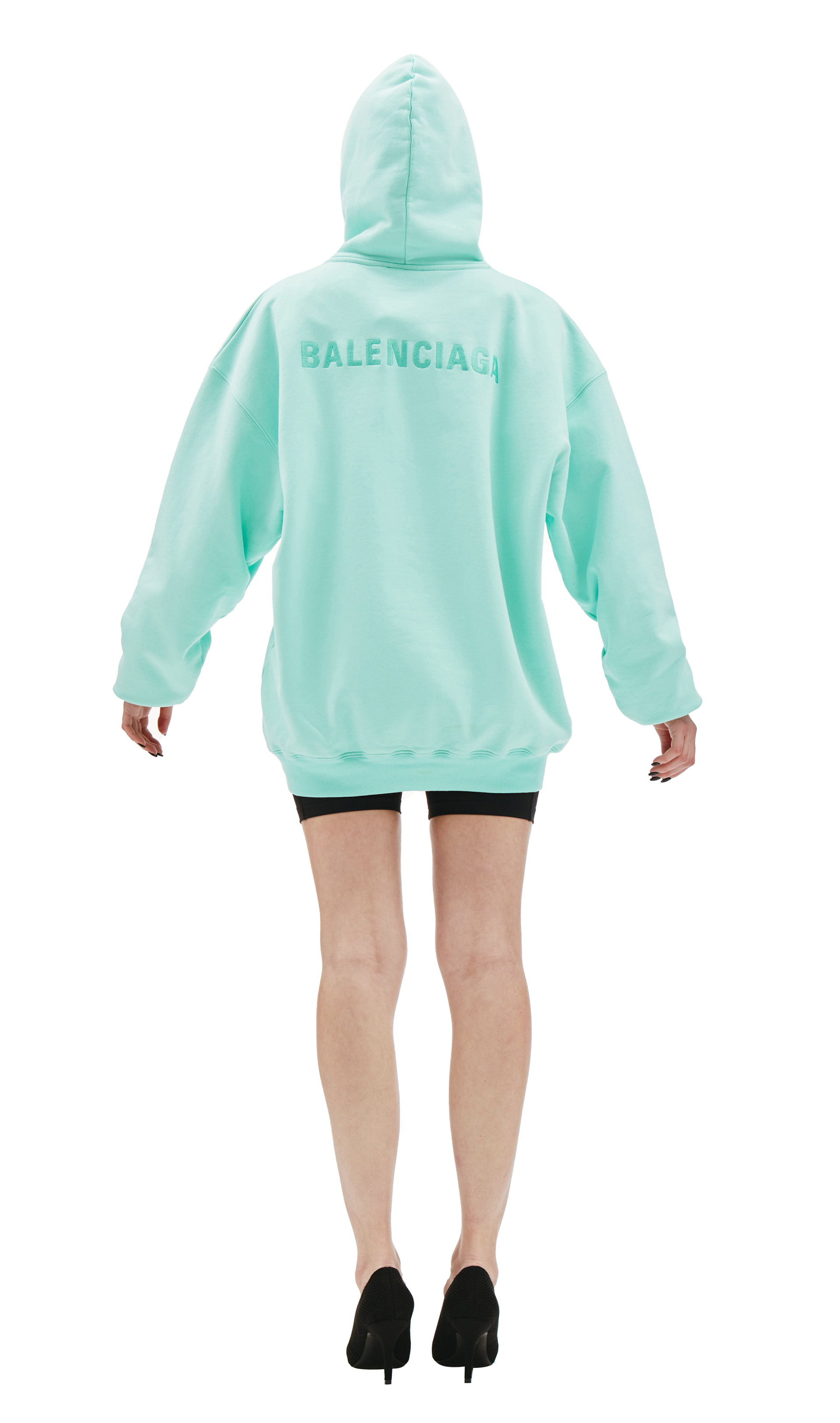 Balenciaga Mint Logo Hoodie