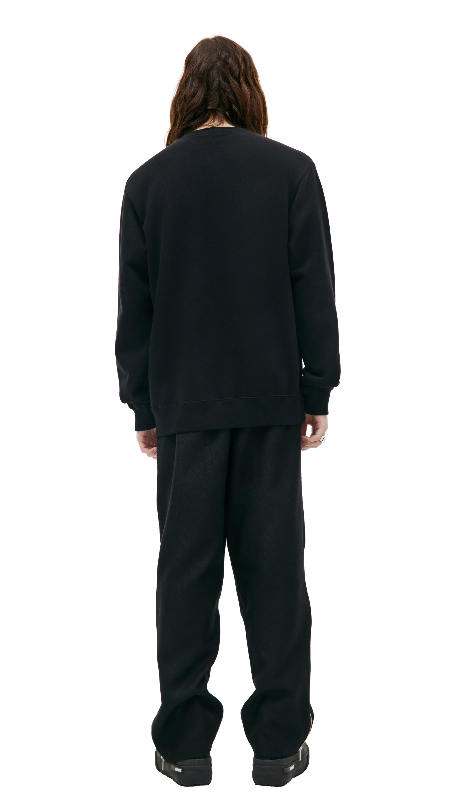 Undercover Black appliqué sweatshirt
