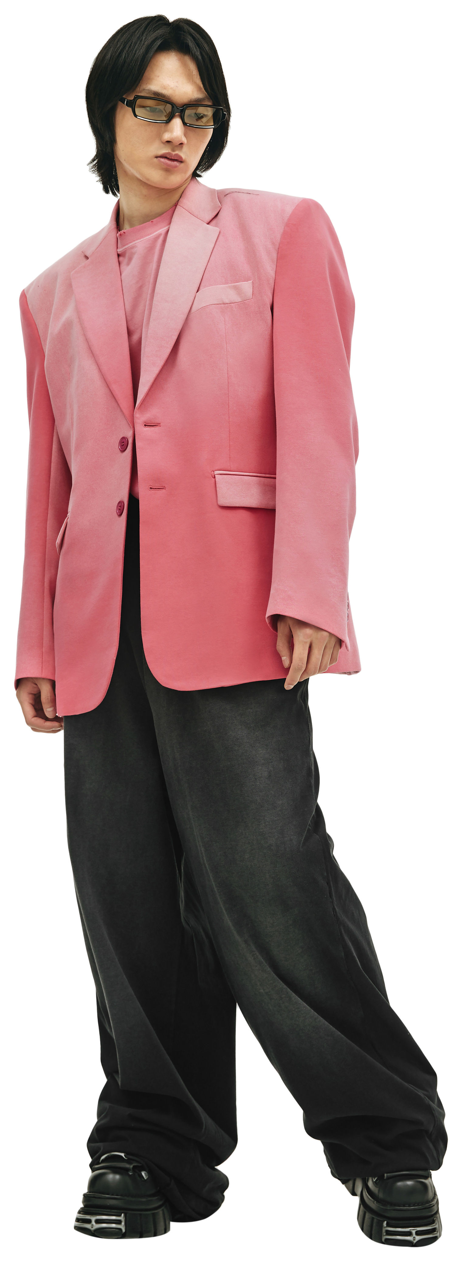 VETEMENTS Pink oversized blazer