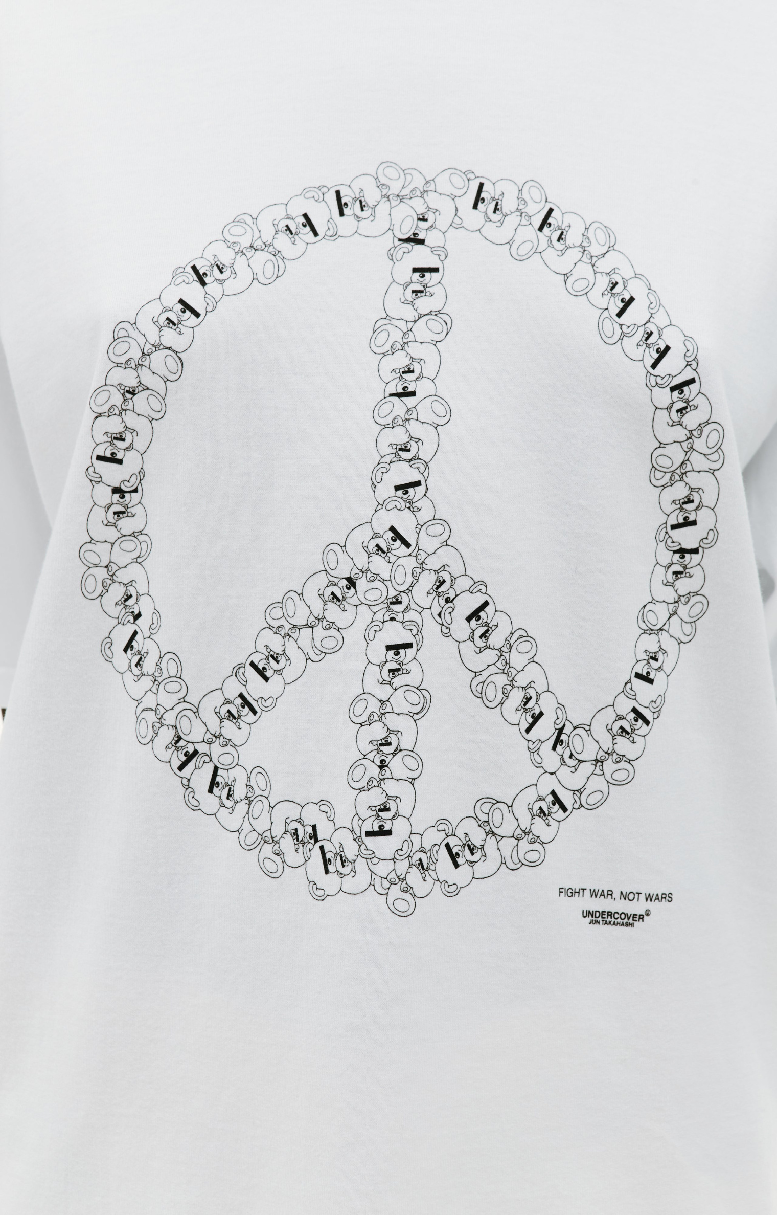 Undercover Peace Sign T-shirt in White