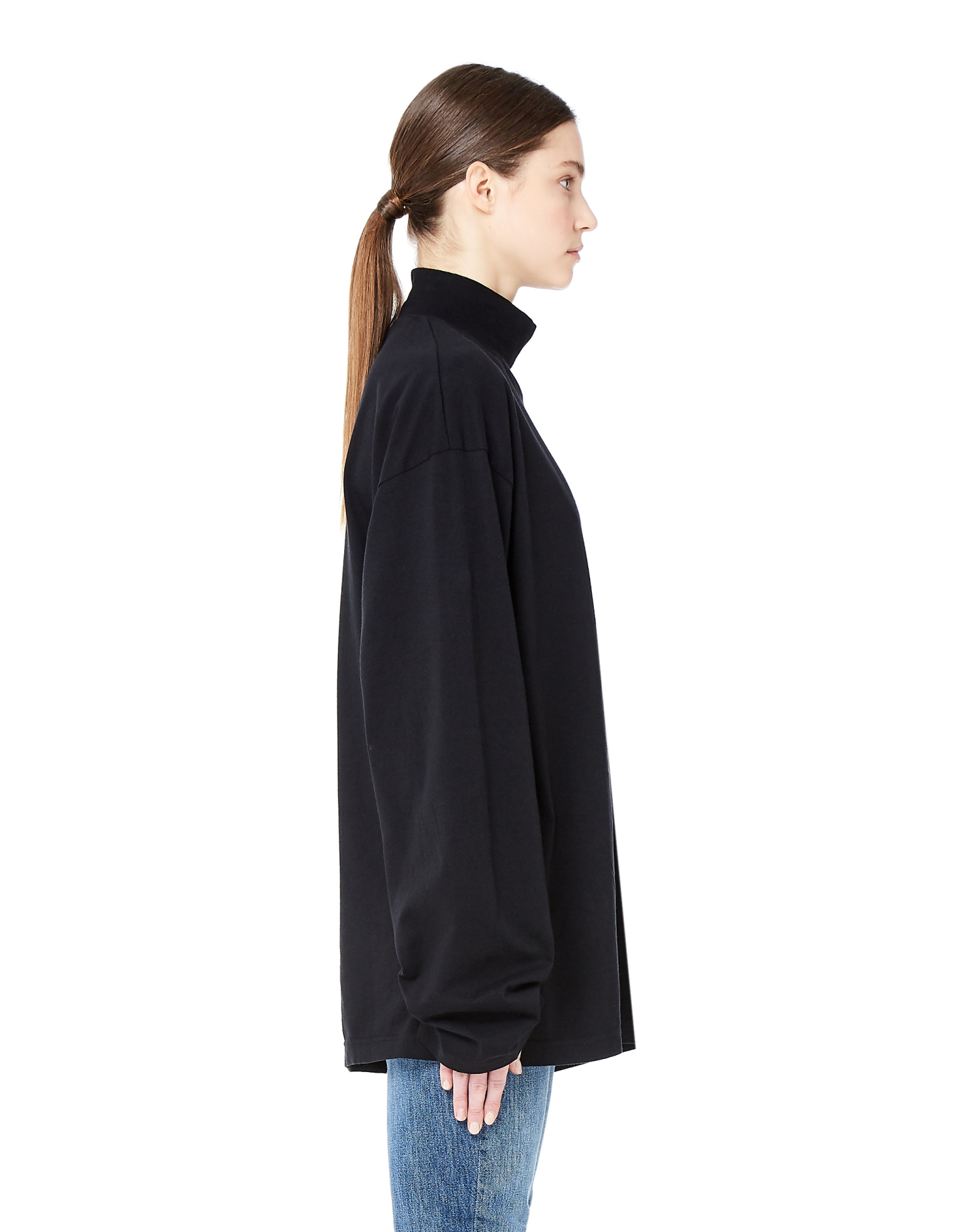VETEMENTS Водолазка из хлопка с вышивкой