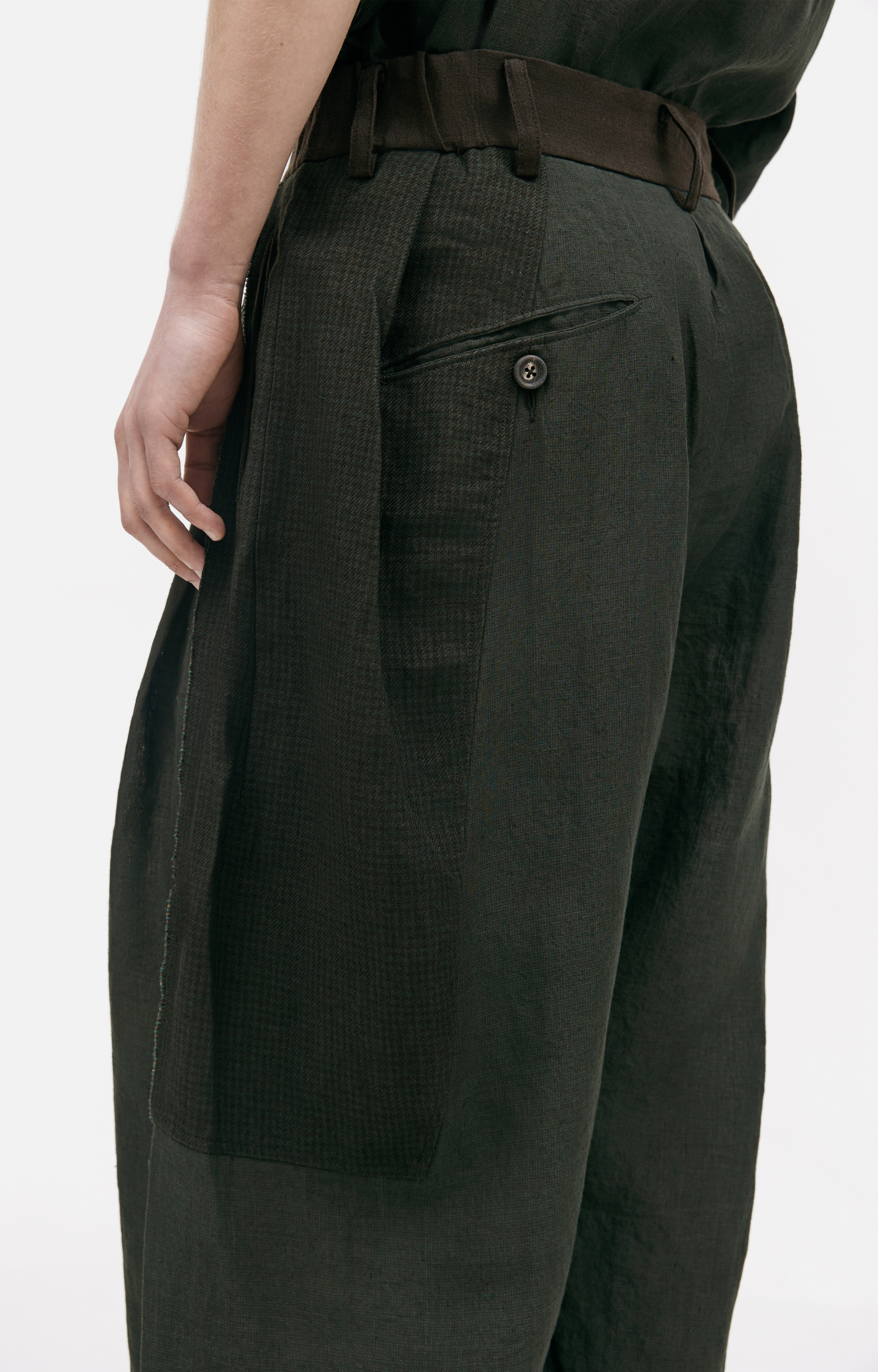 Ziggy Chen Side paneled trousers