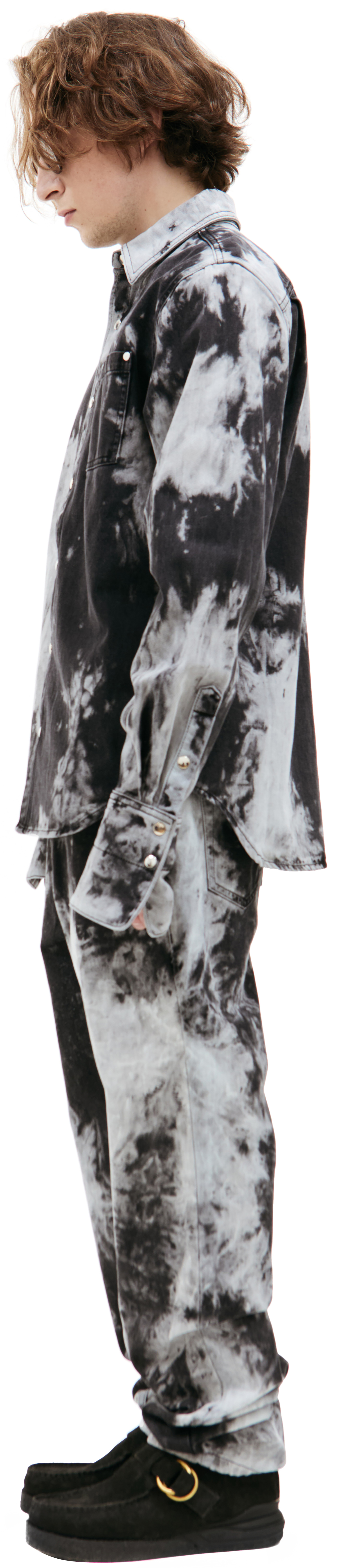 LOUIS GABRIEL NOUCHI Washed tie-dye shirt