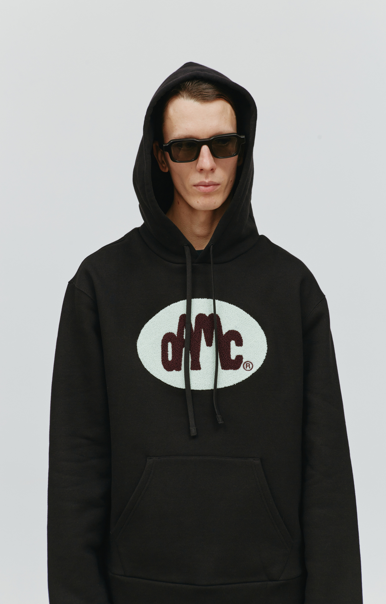 OAMC Black logo hoodie