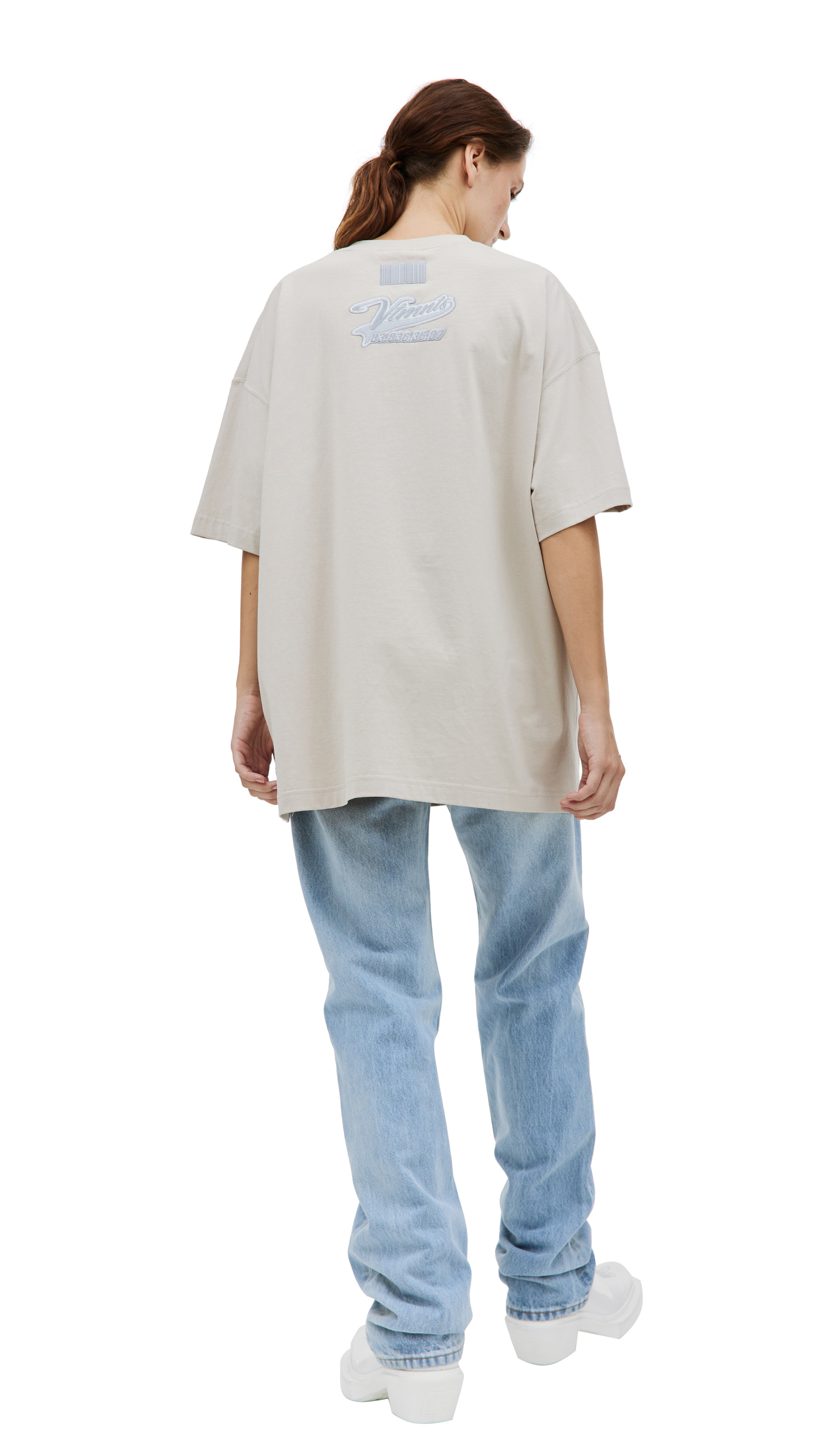 VTMNTS Beige College t-shirt