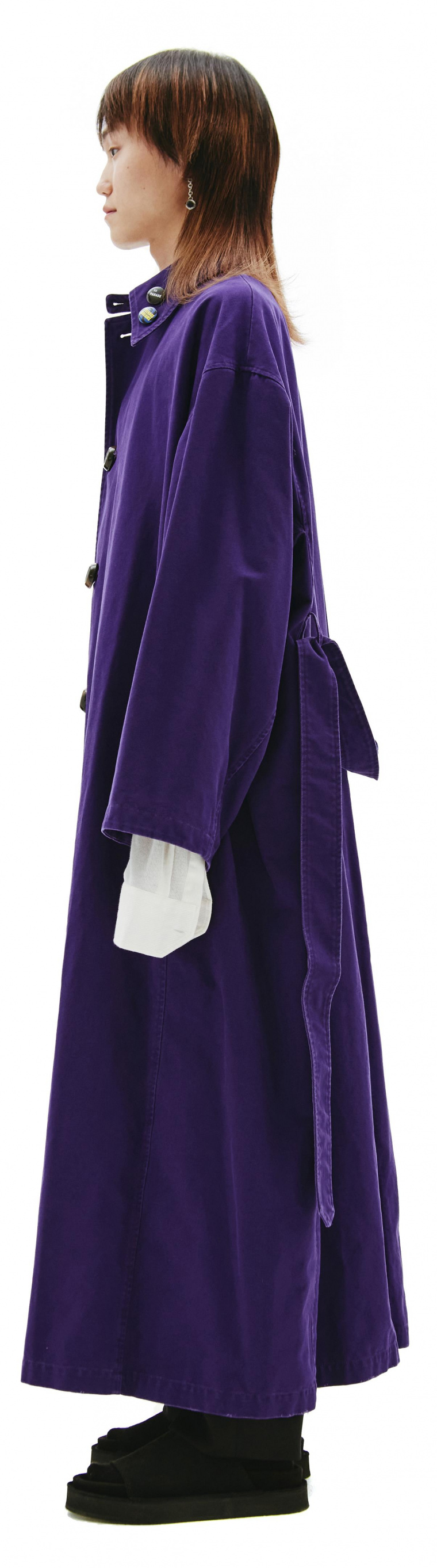 Raf Simons Purple Oversize Coat