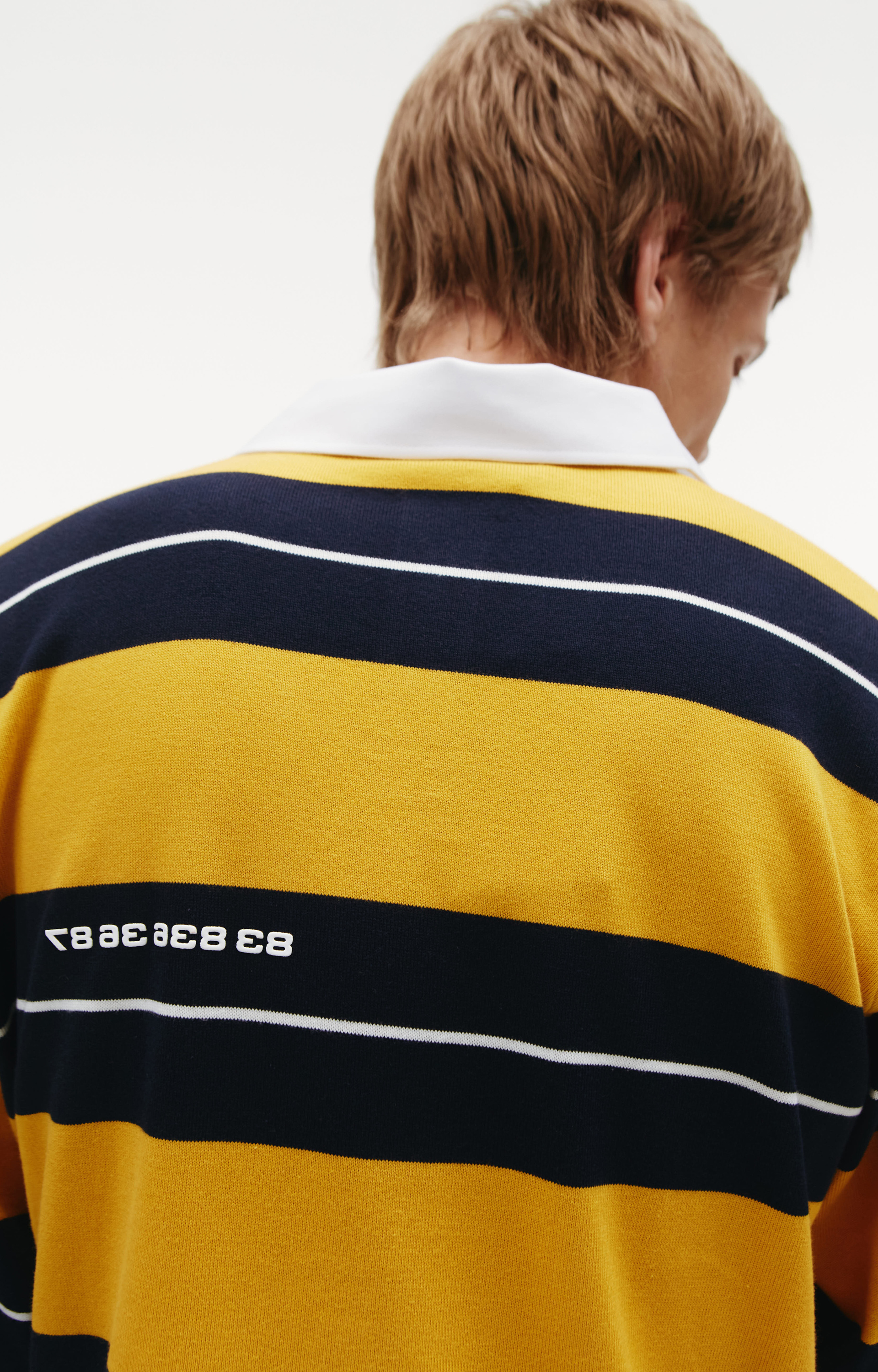 VTMNTS Striped long sleeve polo