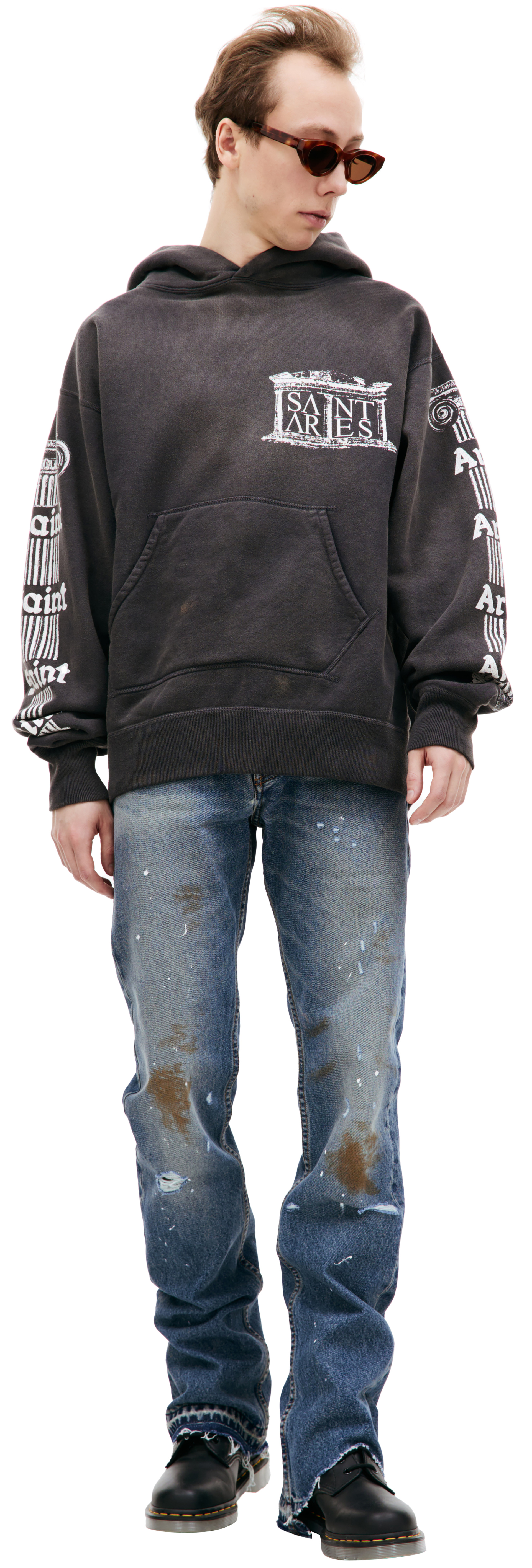 Saint Michael Saint Michael х Aries printed hoodie