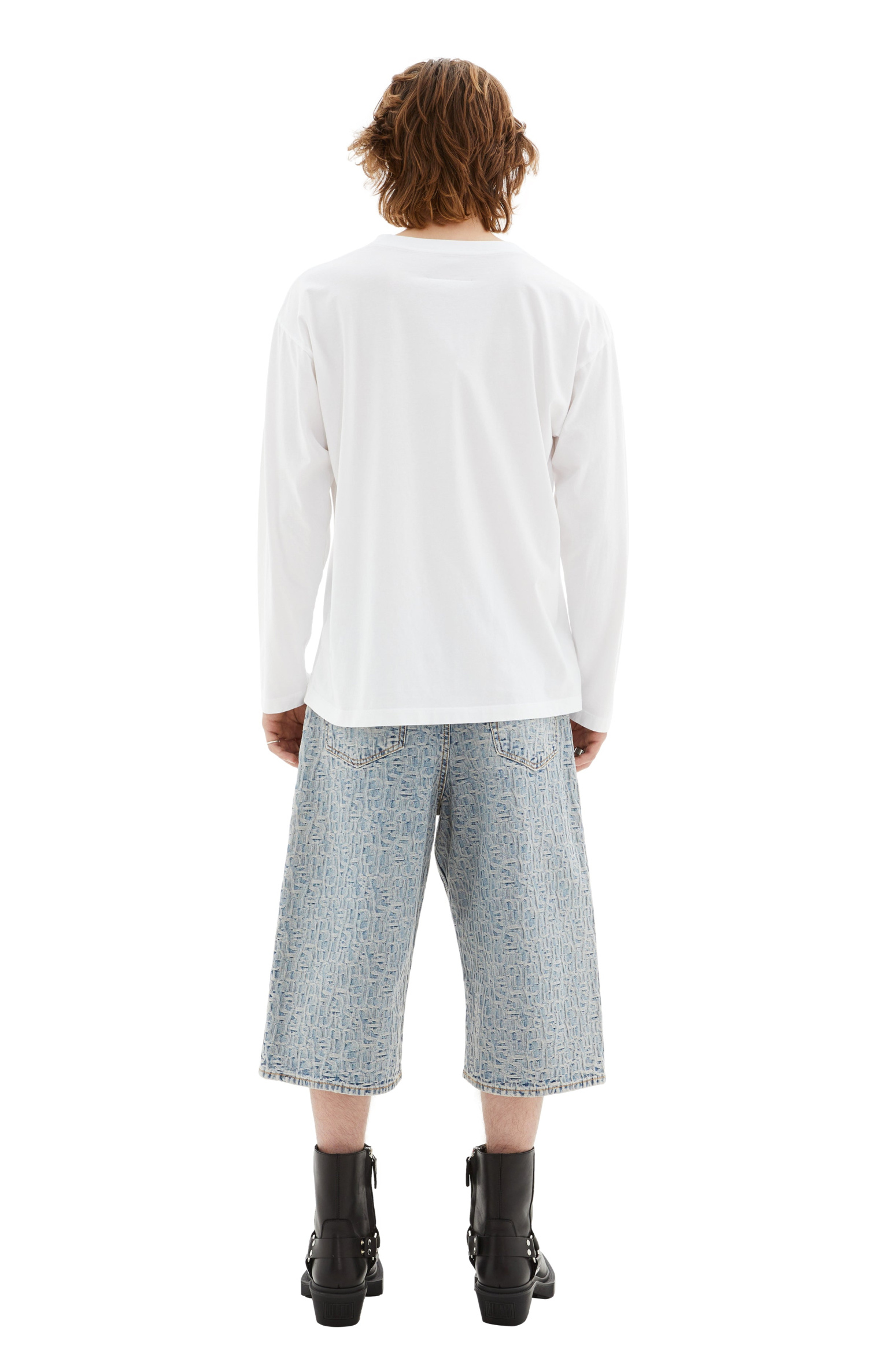 Acne Studios Monogram Denim Shorts