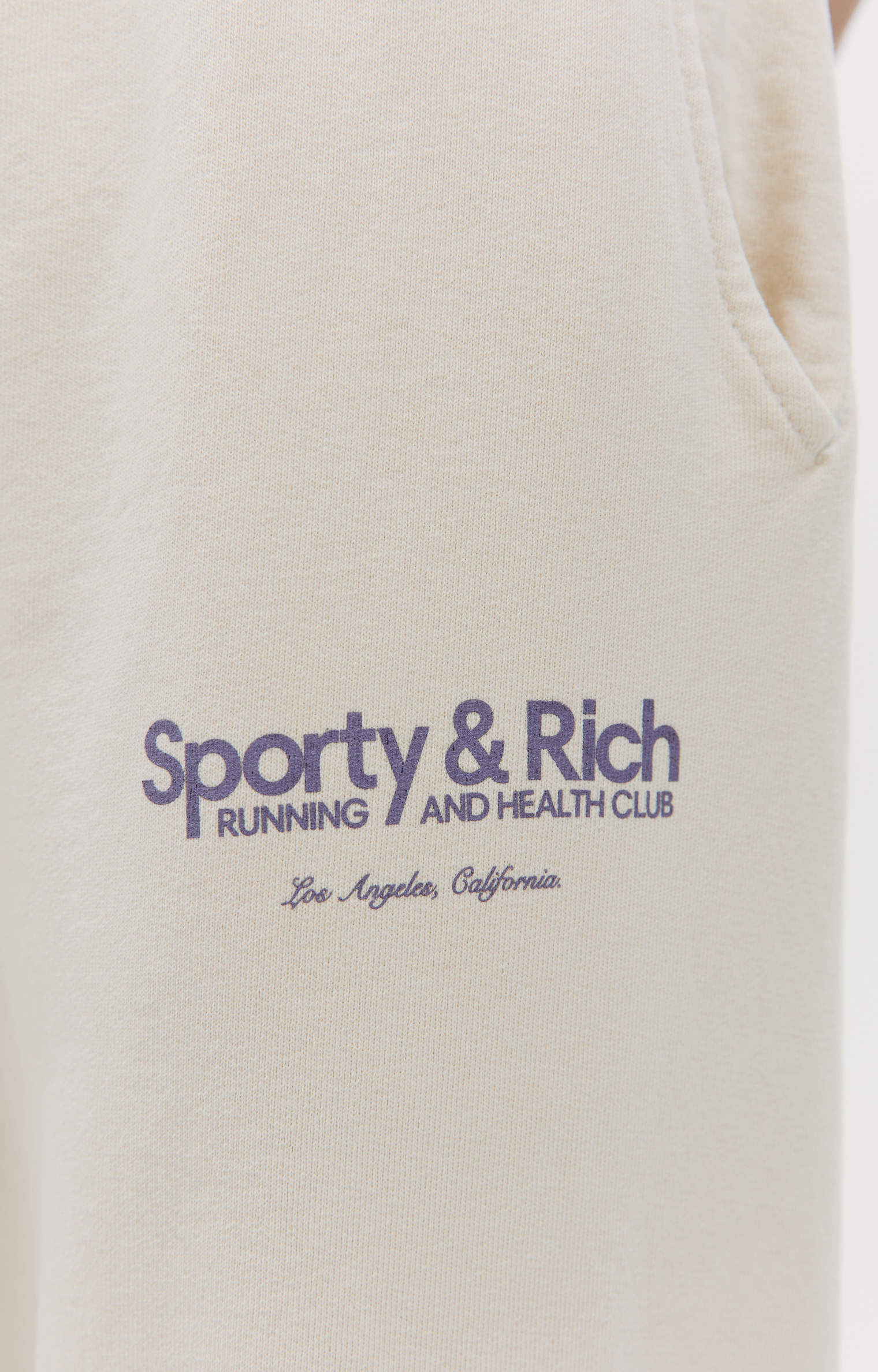 SPORTY & RICH Beige Club sweatpants